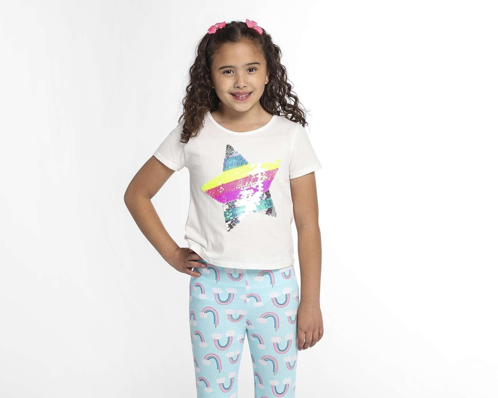 Foto 1 | Foto 1 | Playera Girls Attitude Manga Corta Estampada para Niña