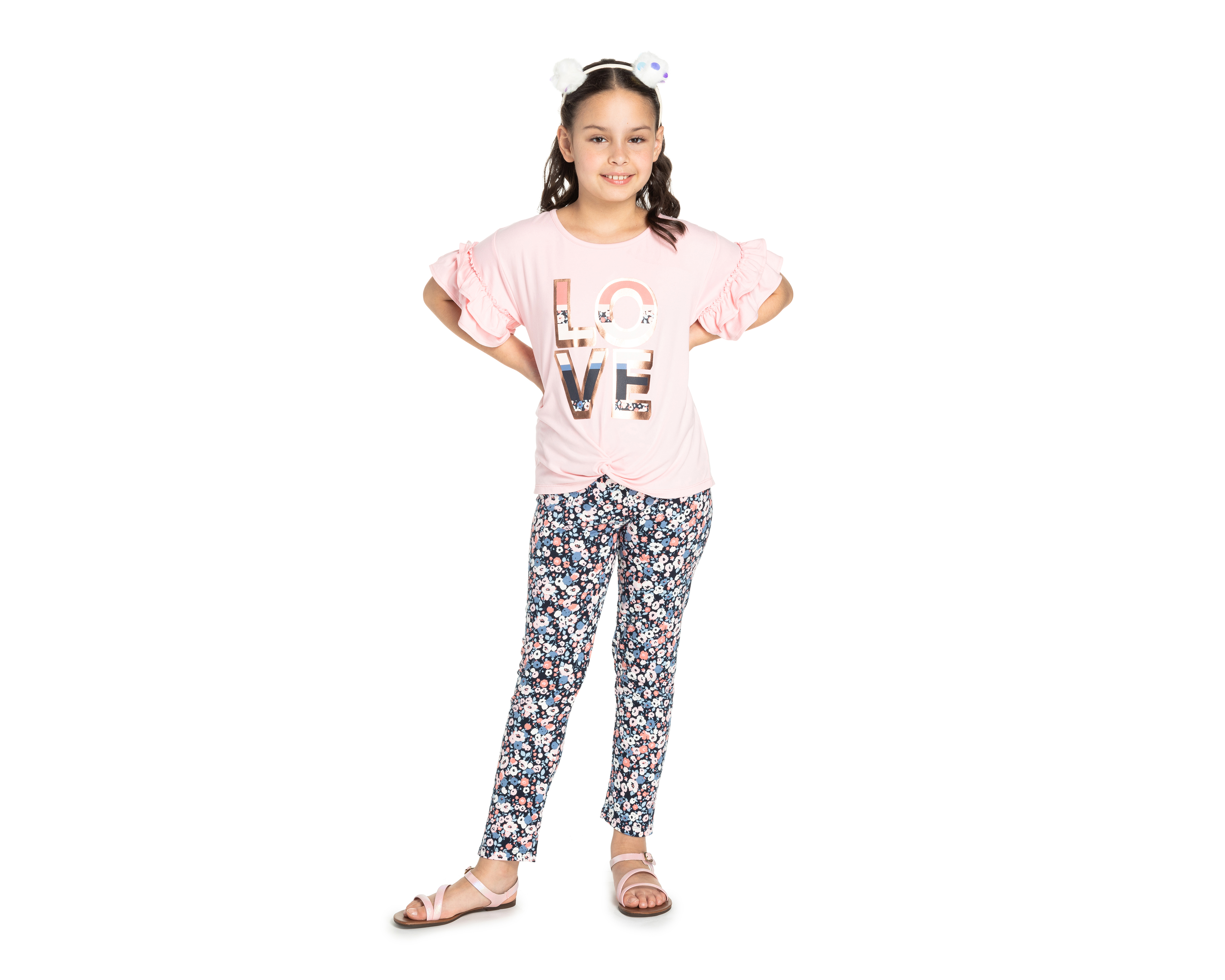 Conjunto con Pantalón Refill para Niña 2 Piezas