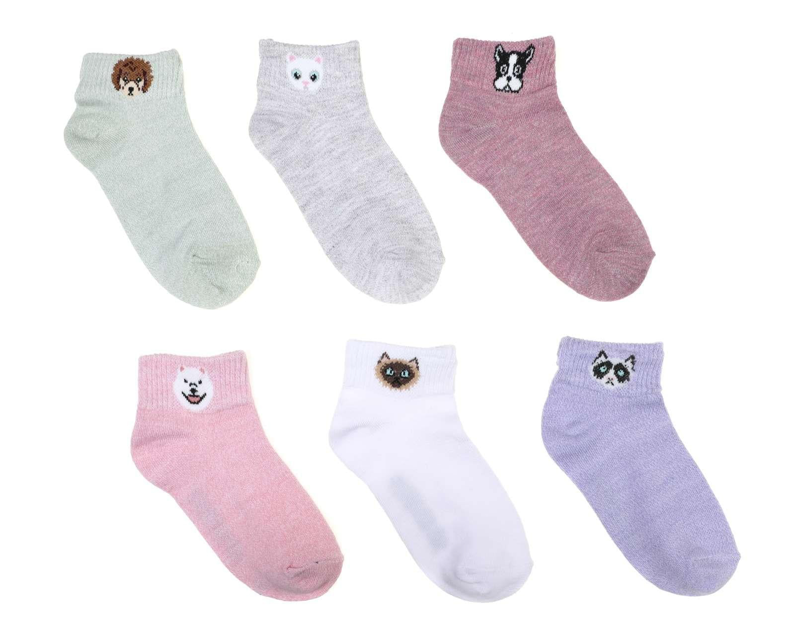 Foto 1 | Foto 1 | Calcetas Cortas Girls Attitude para Niña 6 Pares
