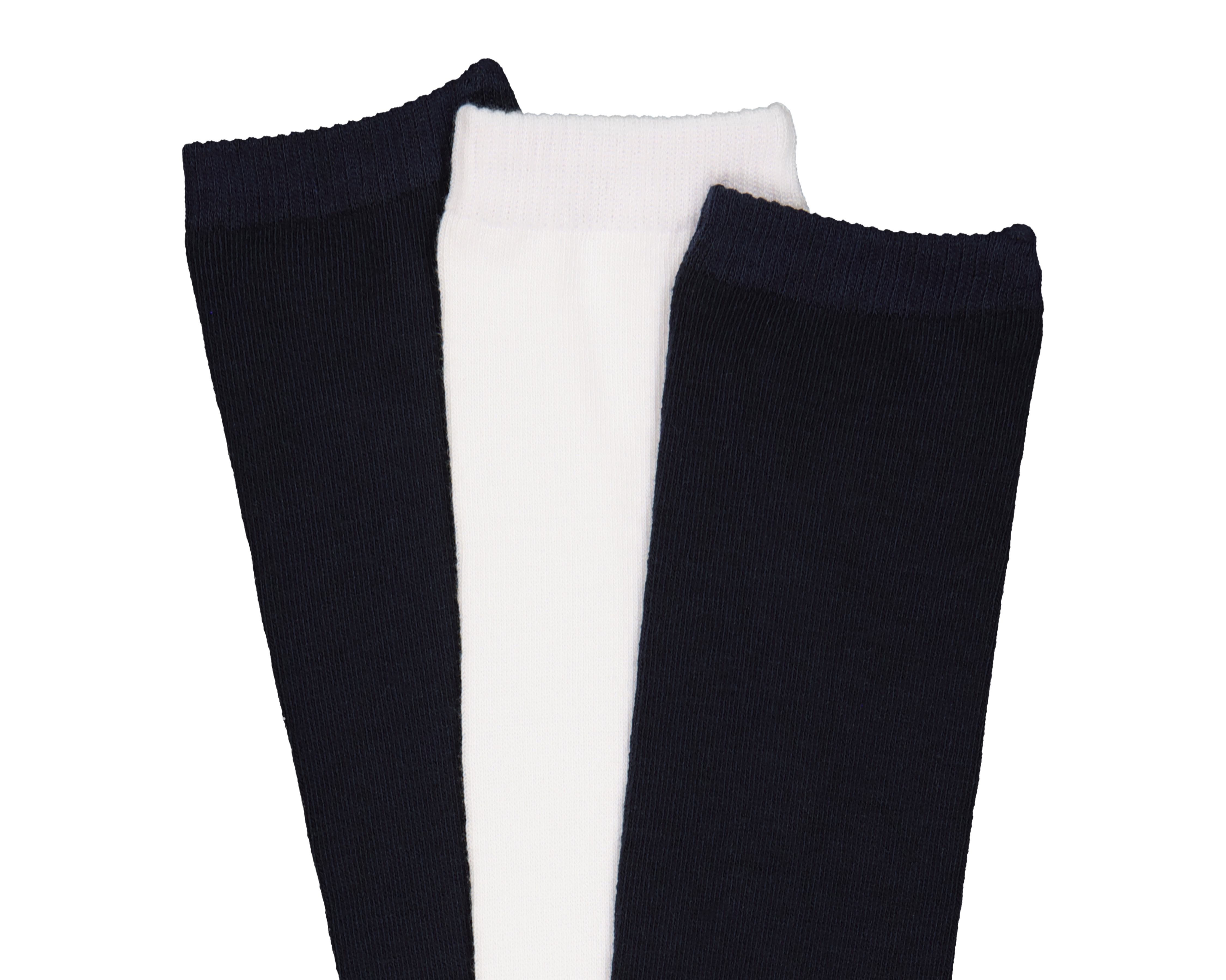 Foto 2 | Foto 2 | Calcetas Escolares Largas Grafito para Niña 3 Pares