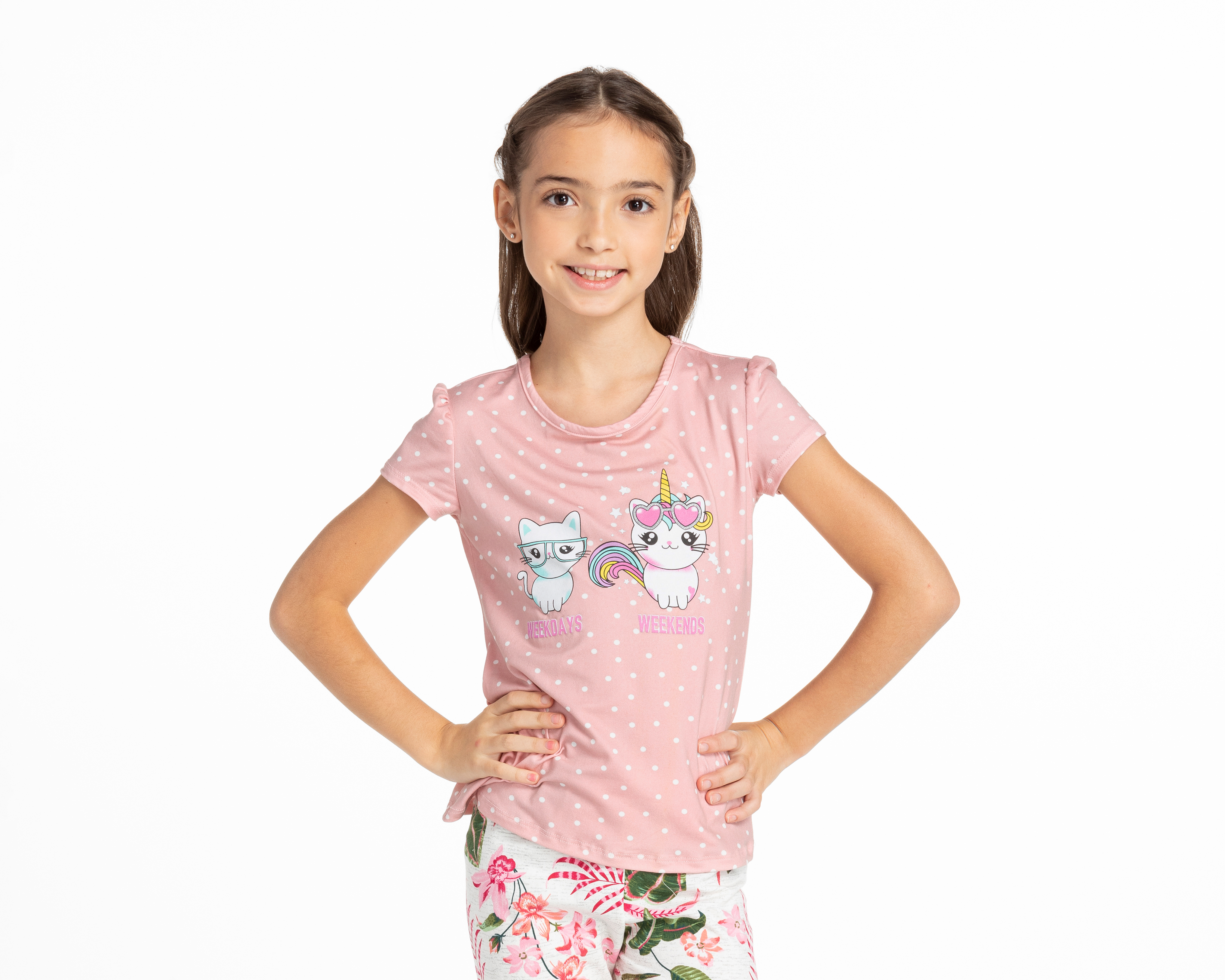 Playera Girls Attitude para Niña