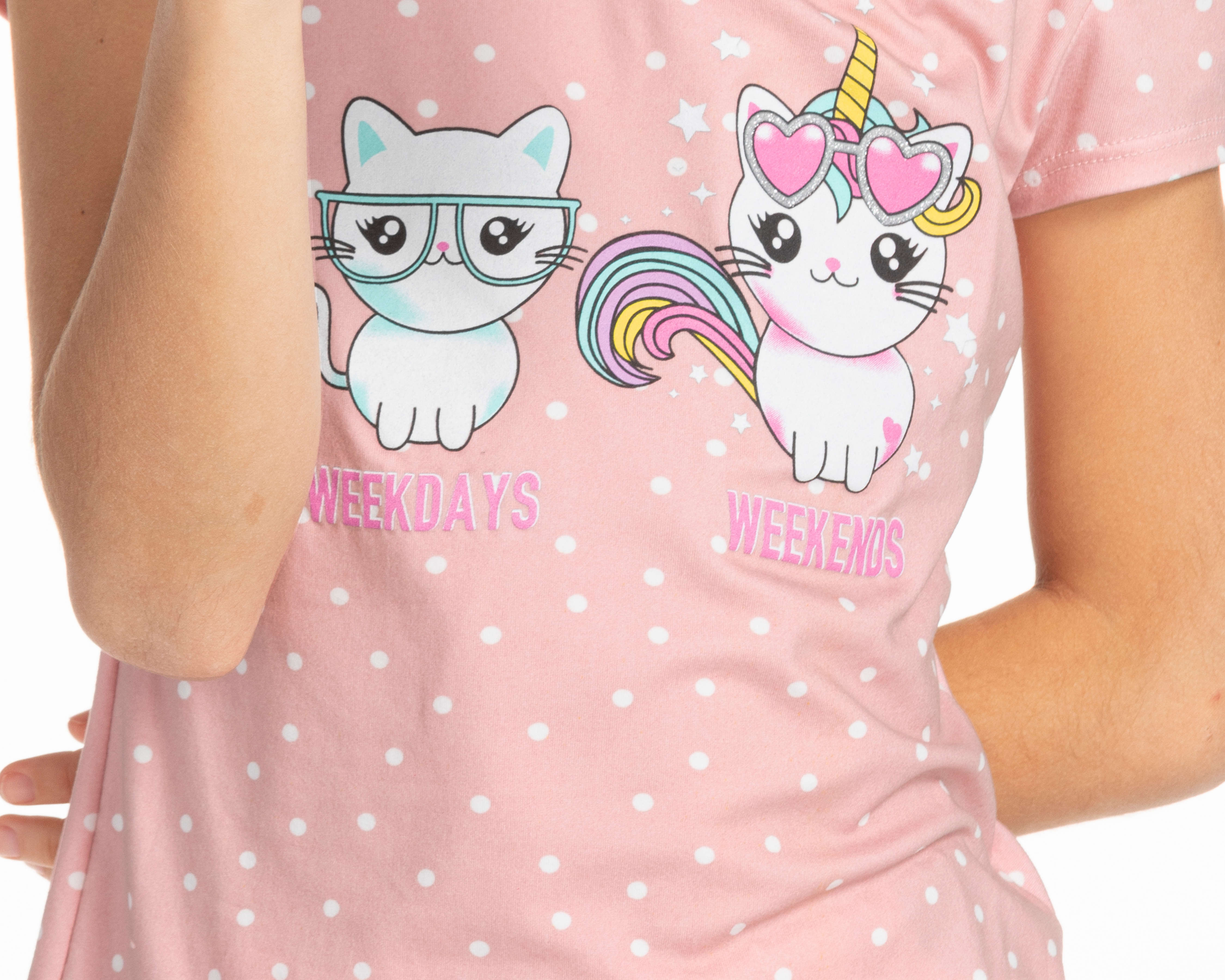 Foto 4 pulgar | Foto 3 | Playera Girls Attitude para Niña