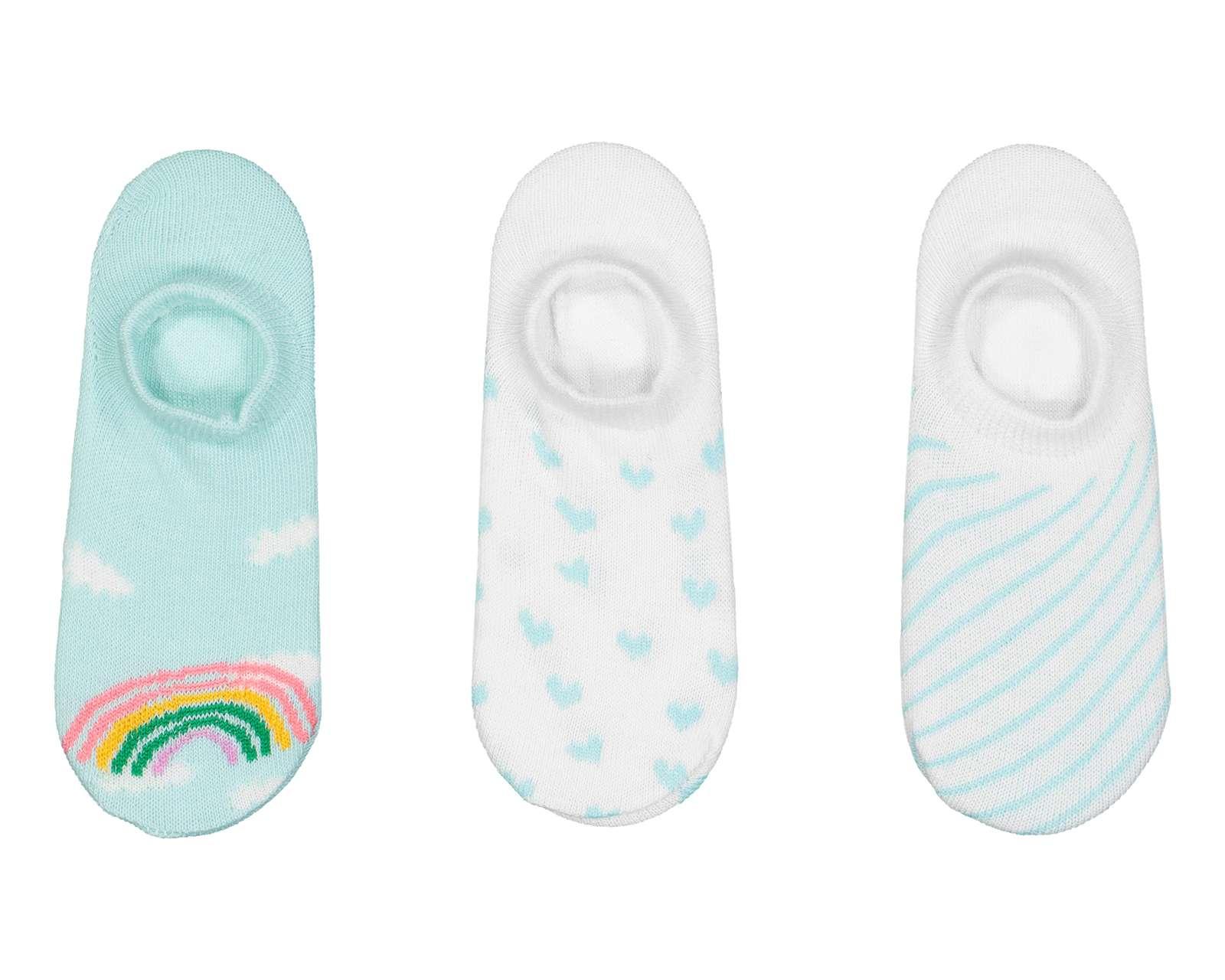 Calcetas Liners Girls Attitude para Niña 3 Pares