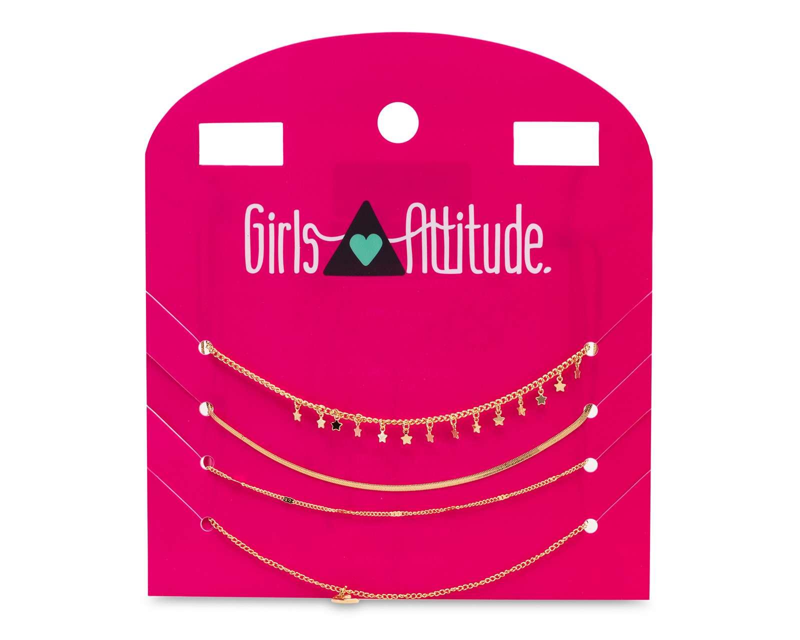 Foto 2 pulgar | Foto 1 | Cadenas Girls Attitude 4 Piezas