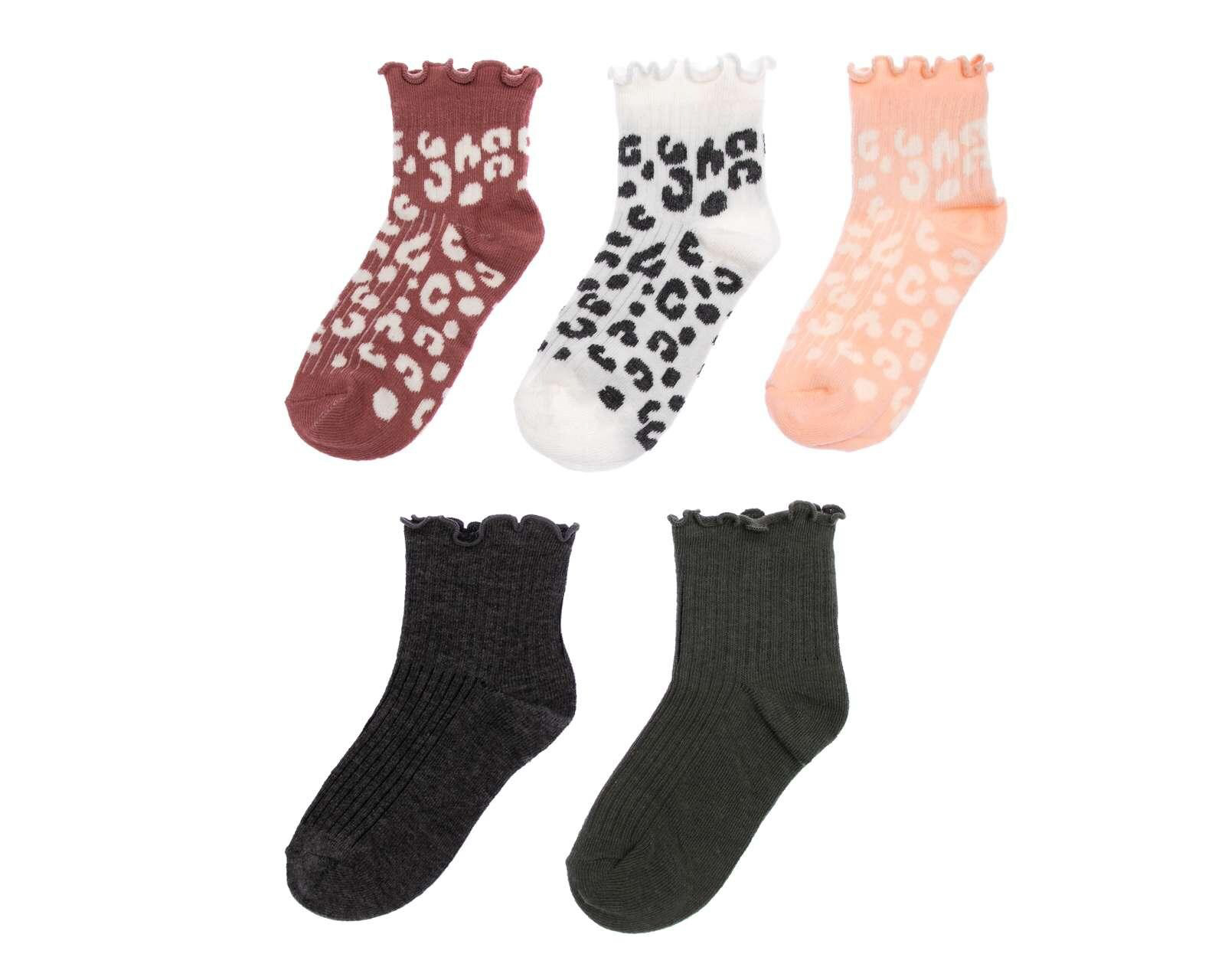 Calcetas Cortas Girls Attitude para Niña 5 Pares