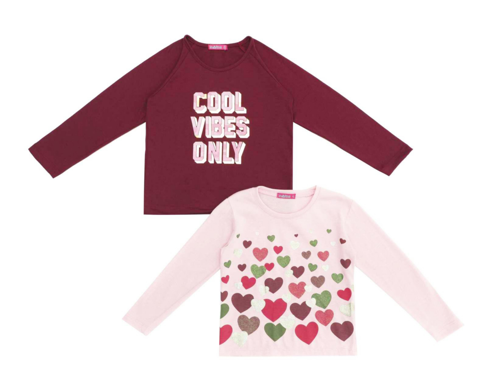 Playera Girls Attitude Juvenil 2 Piezas