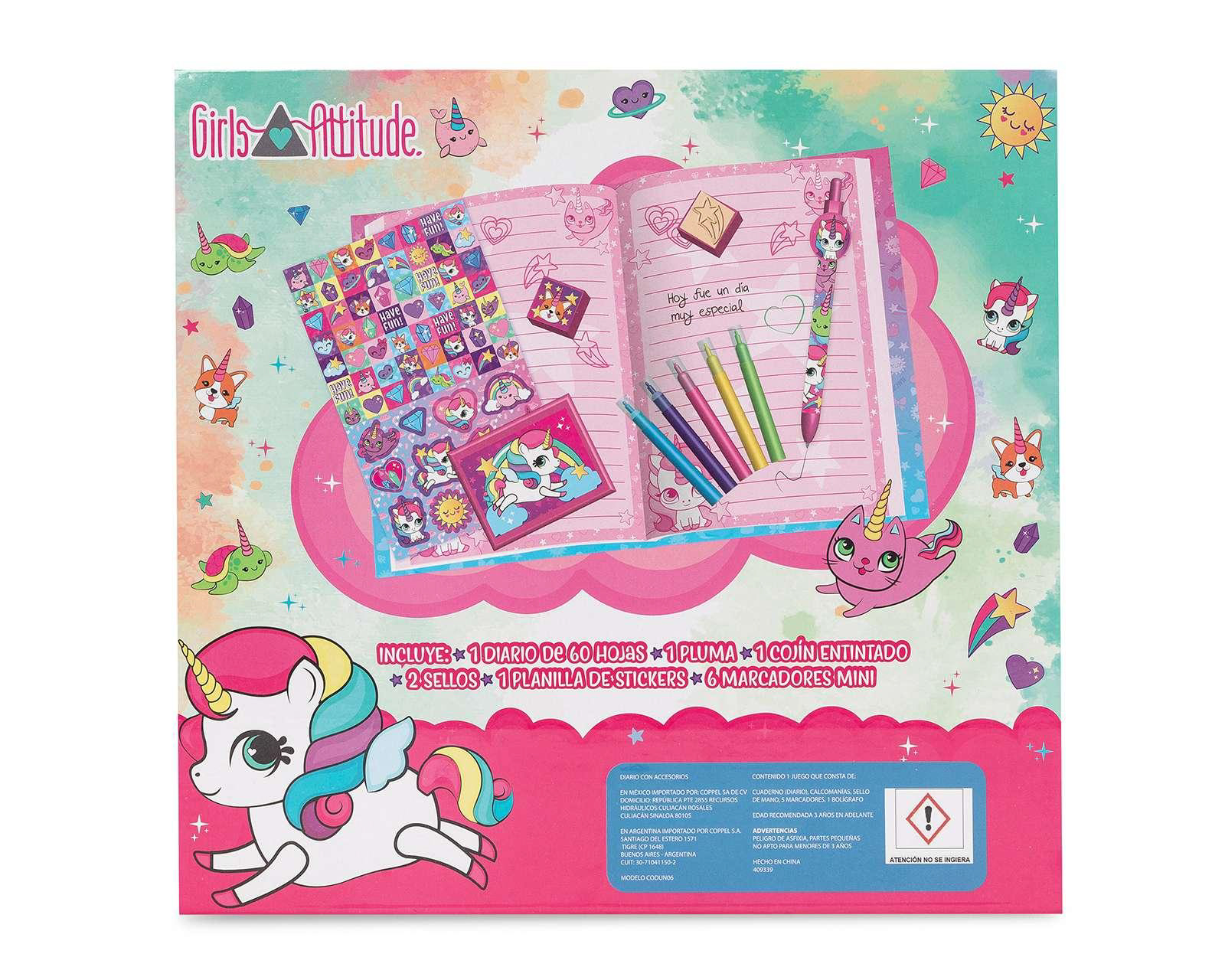 Foto 2 | Foto 2 | Diario con Candado Girls Attitude