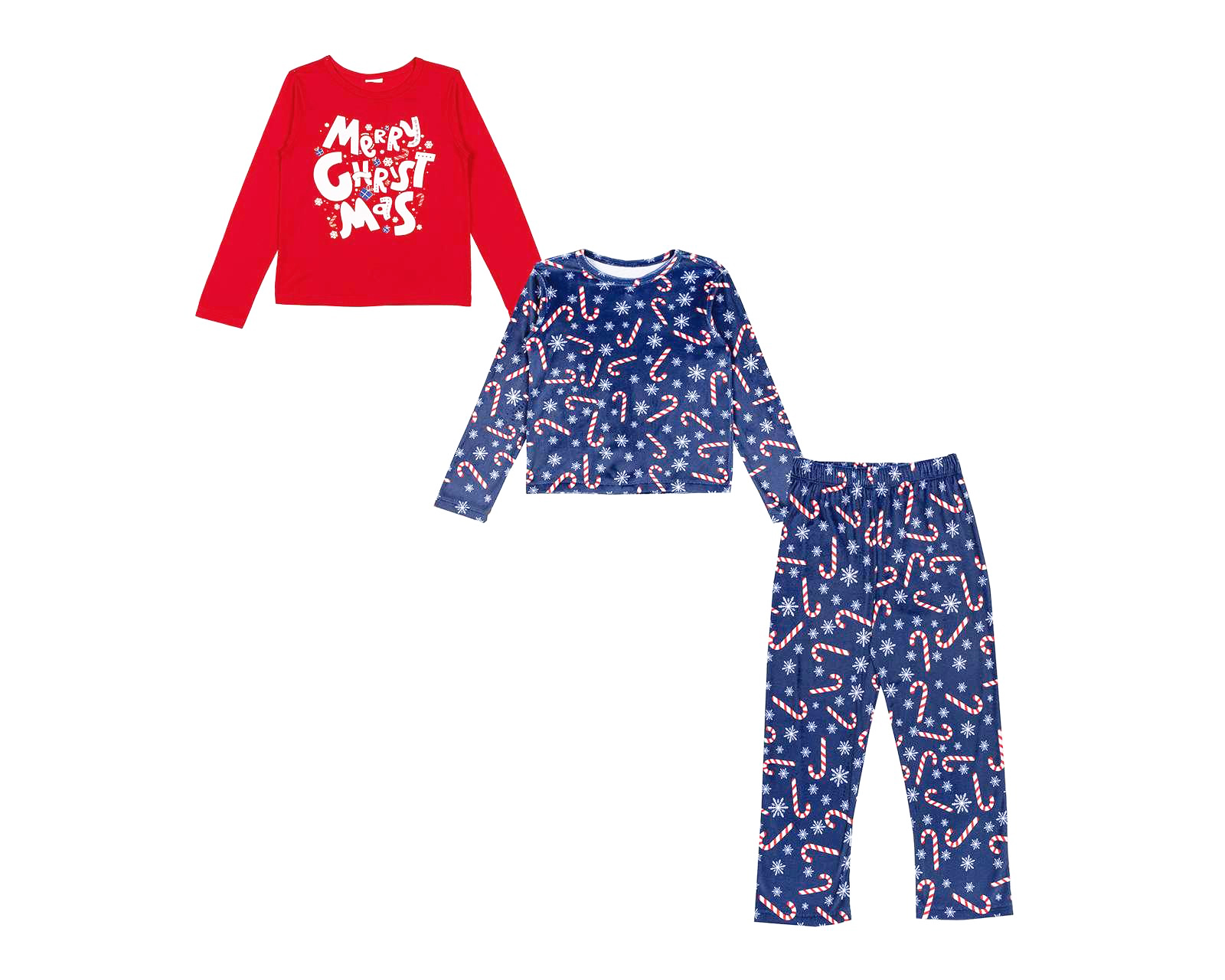 Pijama Navideña Familia para Niña 3 Piezas
