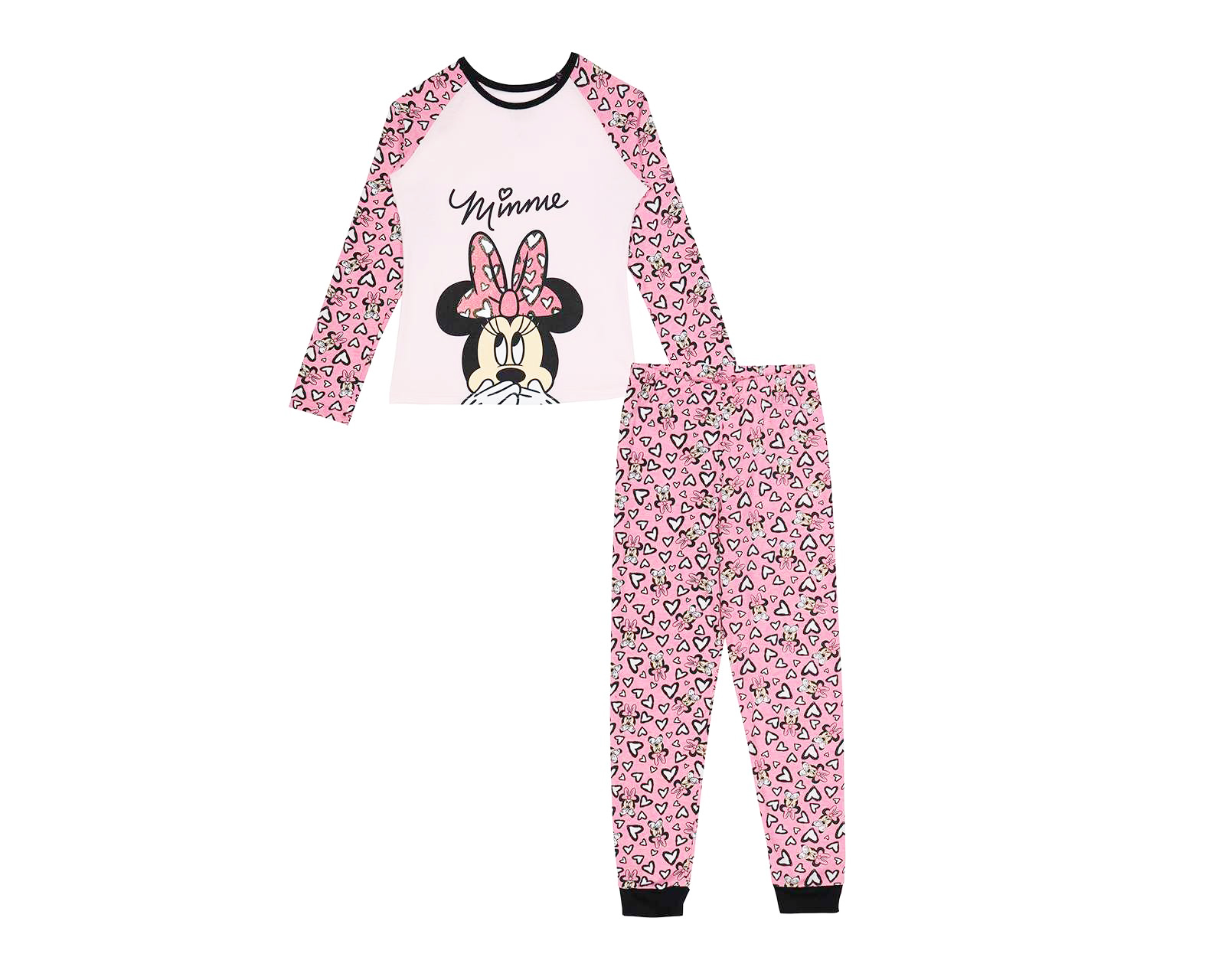 Foto 2 pulgar | Foto 1 | Pijama Disney Minnie Mouse para Niña