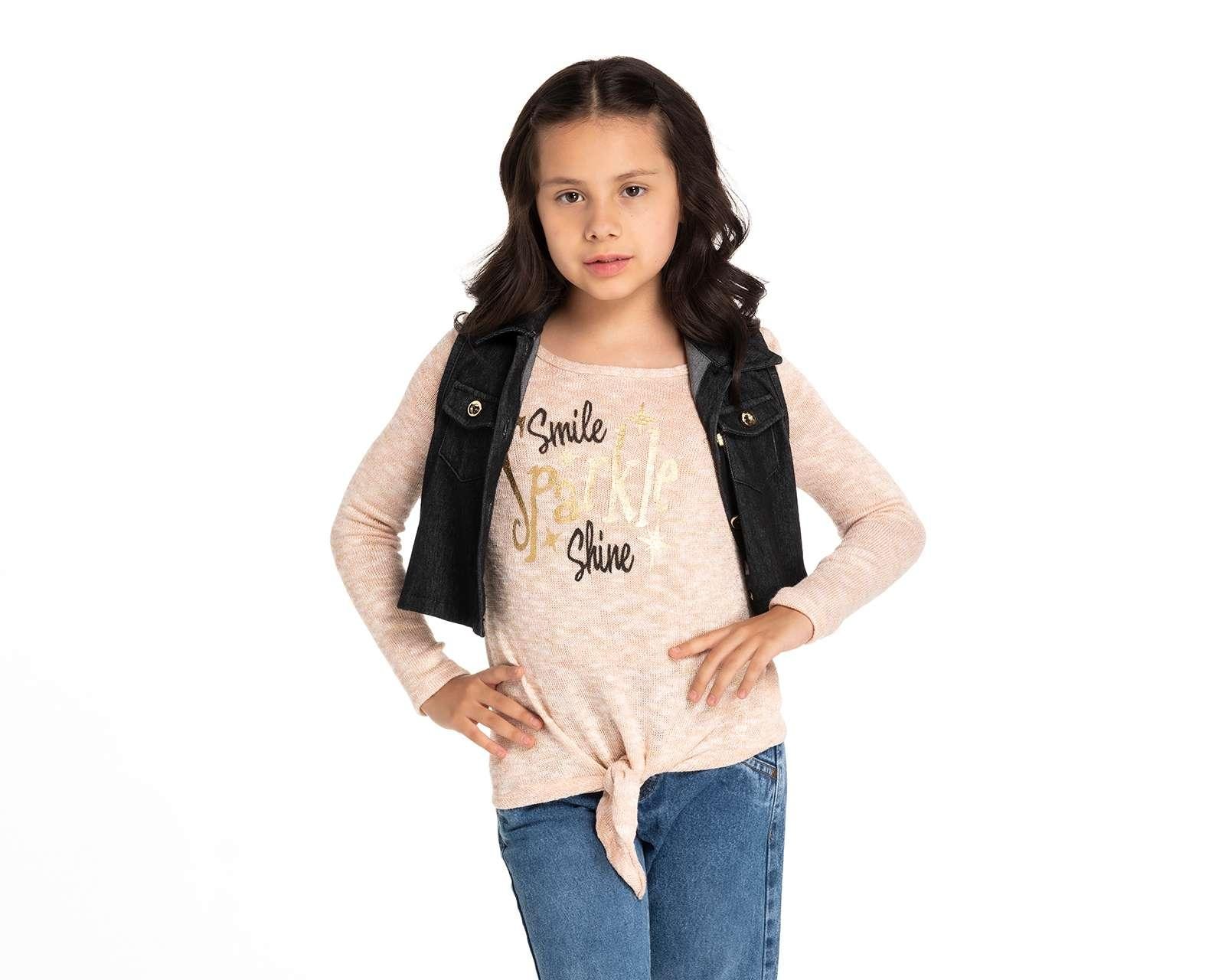 Conjunto con Chaleco Girls Attitude para Niña