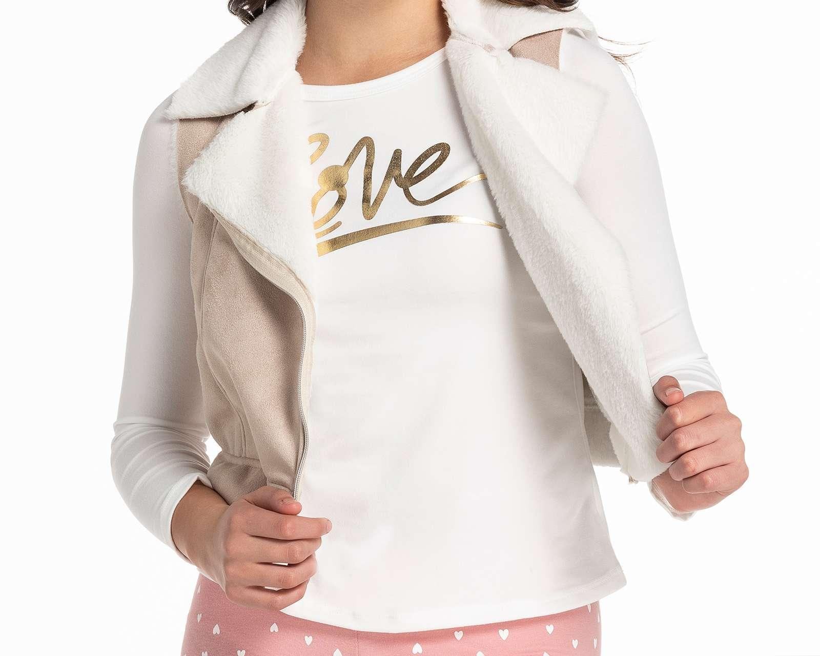 Foto 4 pulgar | Foto 3 | Blusa y Chaleco Girls Attitude para Niña