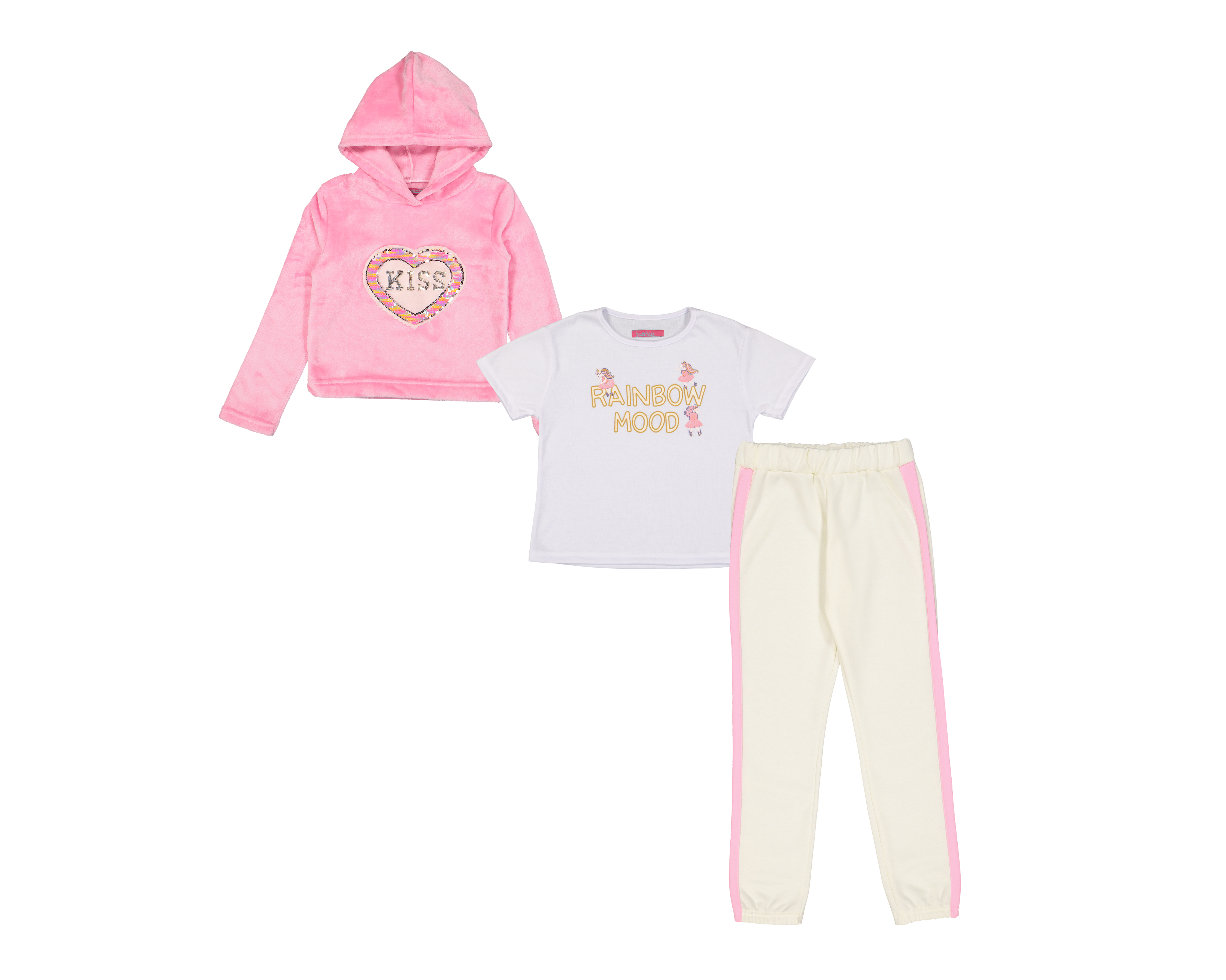 Conjunto con Pants Girls Attitude para Niña 3 Piezas