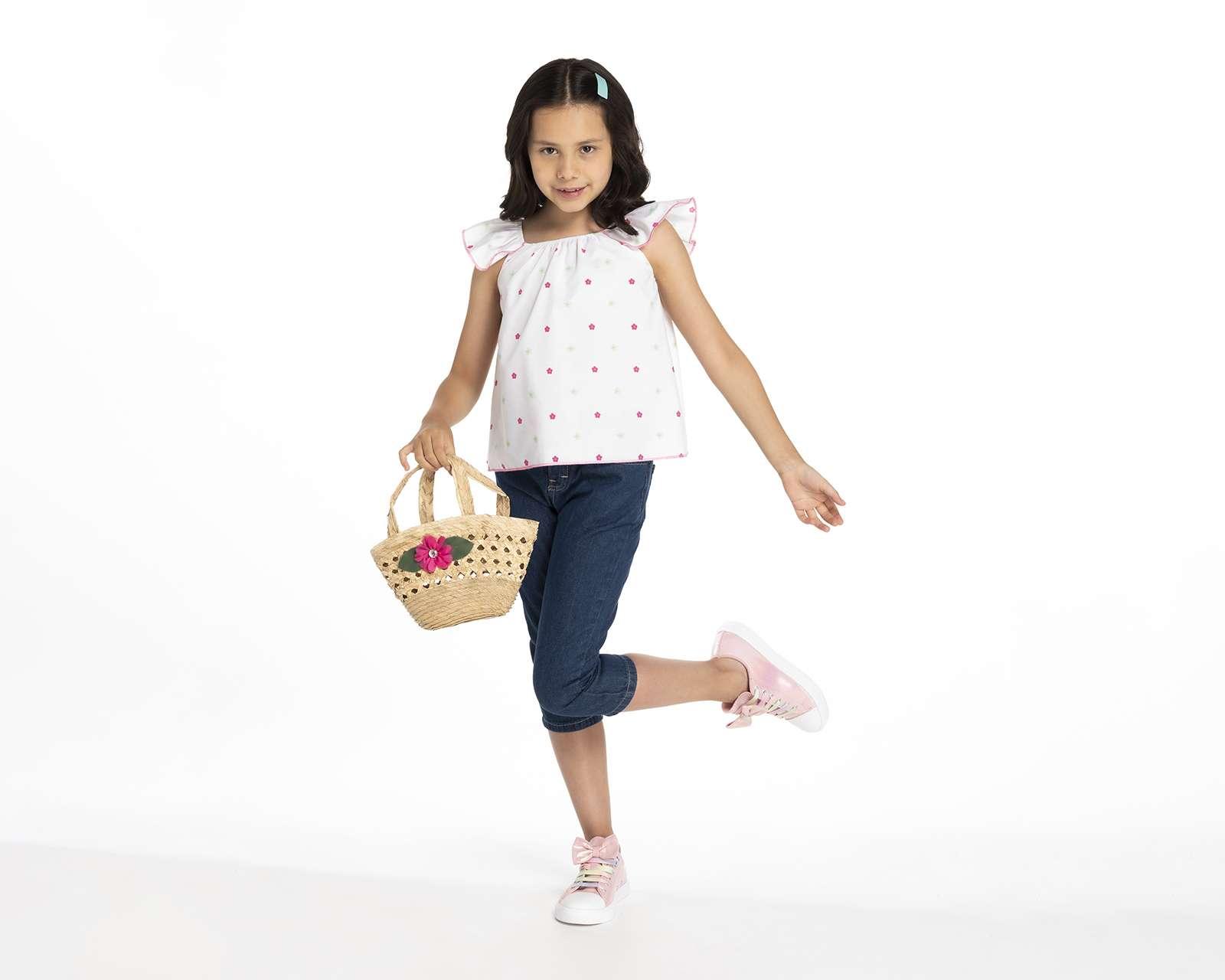 Foto 3 pulgar | Foto 2 | Pantalón y Blusa con Bolsa Chague para Niña