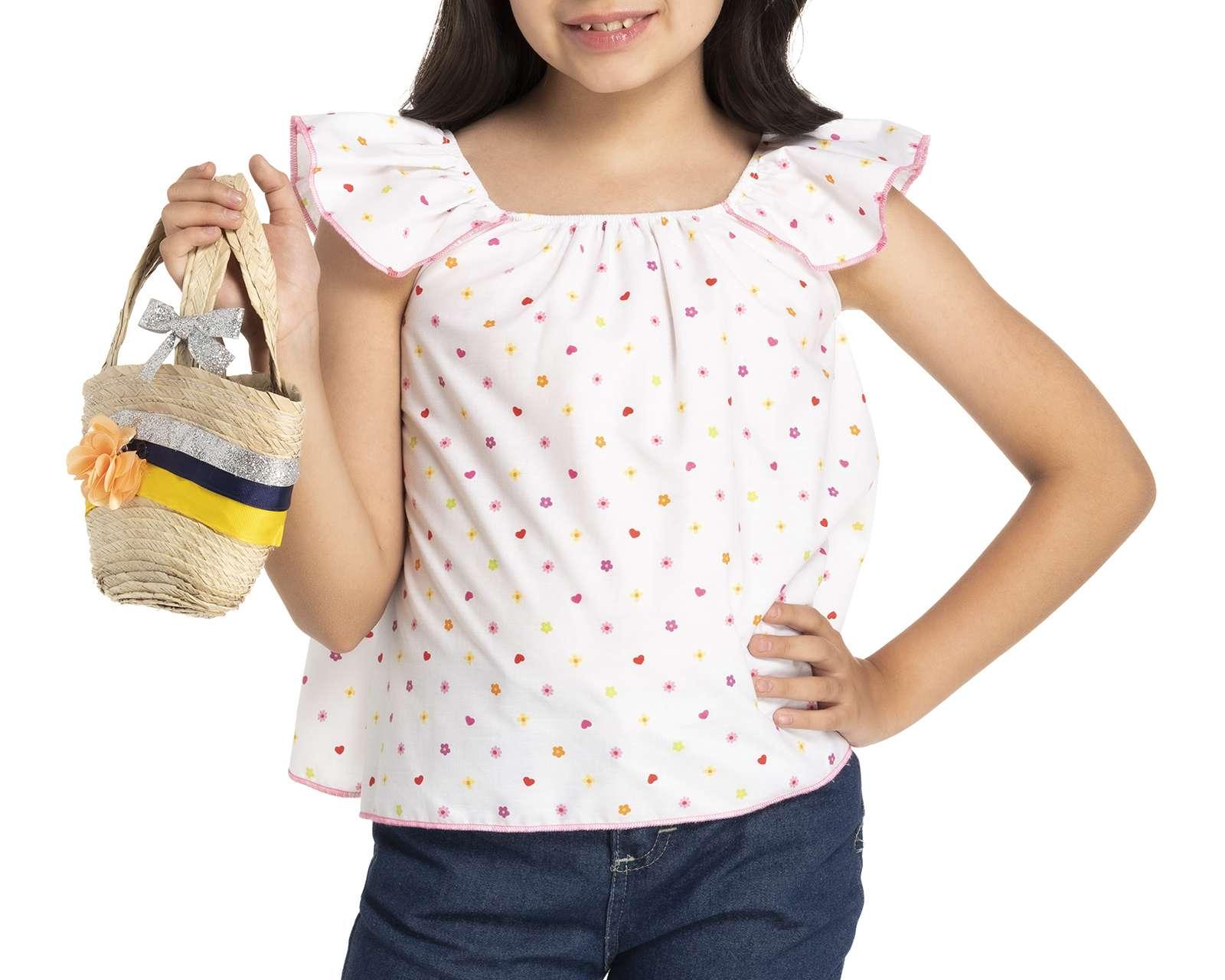 Foto 5 pulgar | Foto 4 | Pantalón y Blusa con Bolsa Chague para Niña