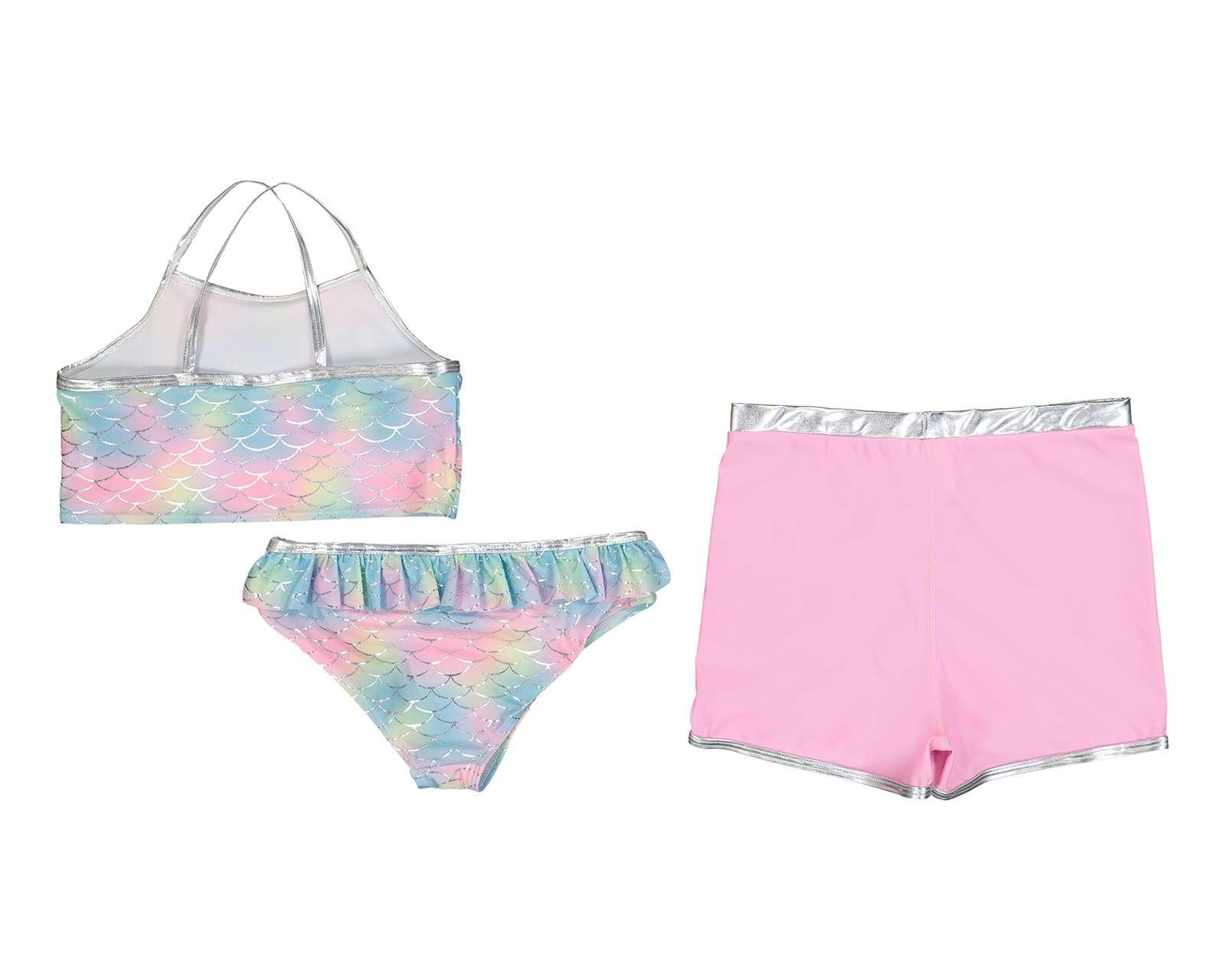 Foto 3 pulgar | Foto 2 | Traje de Baño Rio Beach con Estampado Tie-Dye para Niña 3 Piezas