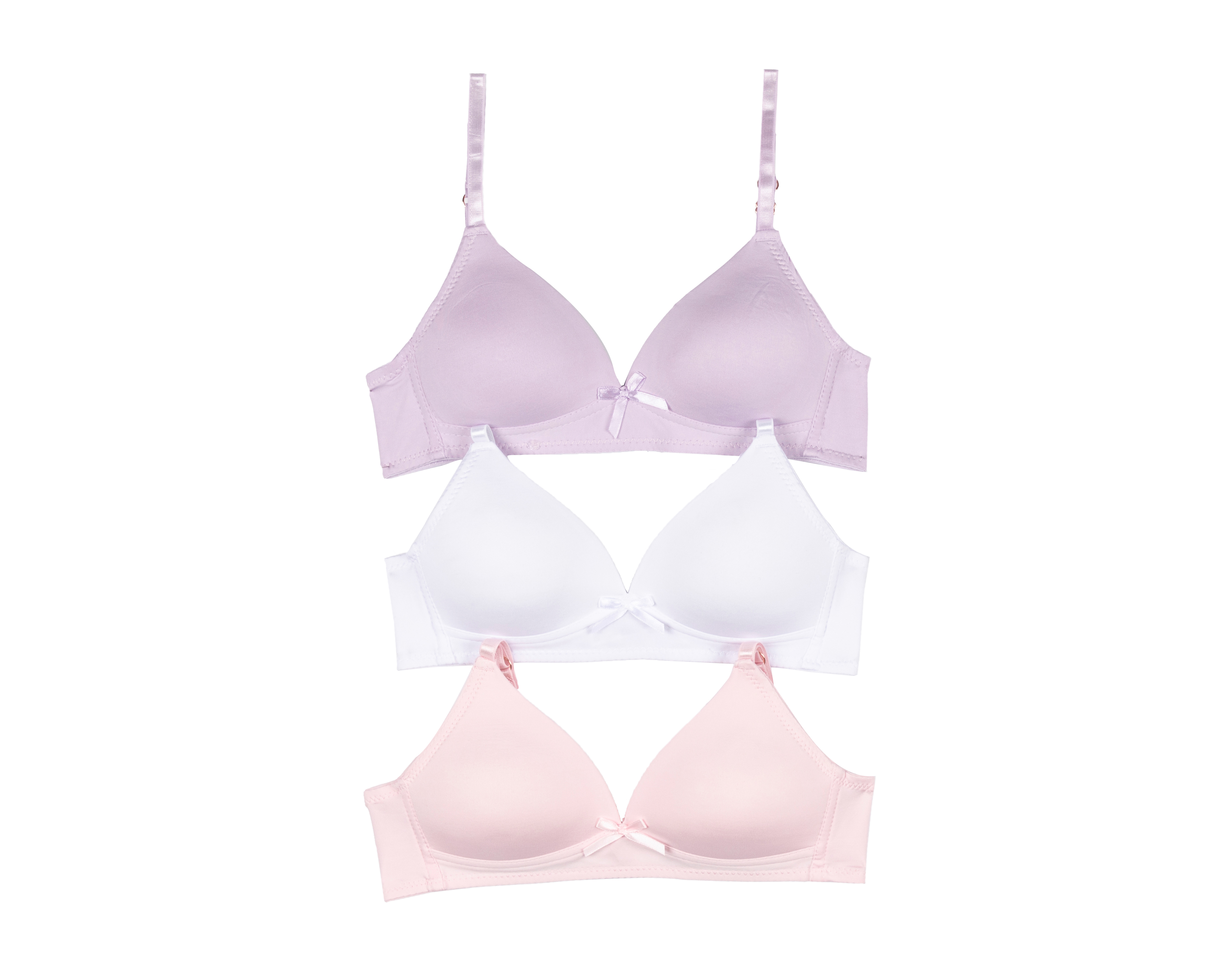 Foto 2 pulgar | Foto 1 | Brasier Girls Attitude para Niña 3 Piezas