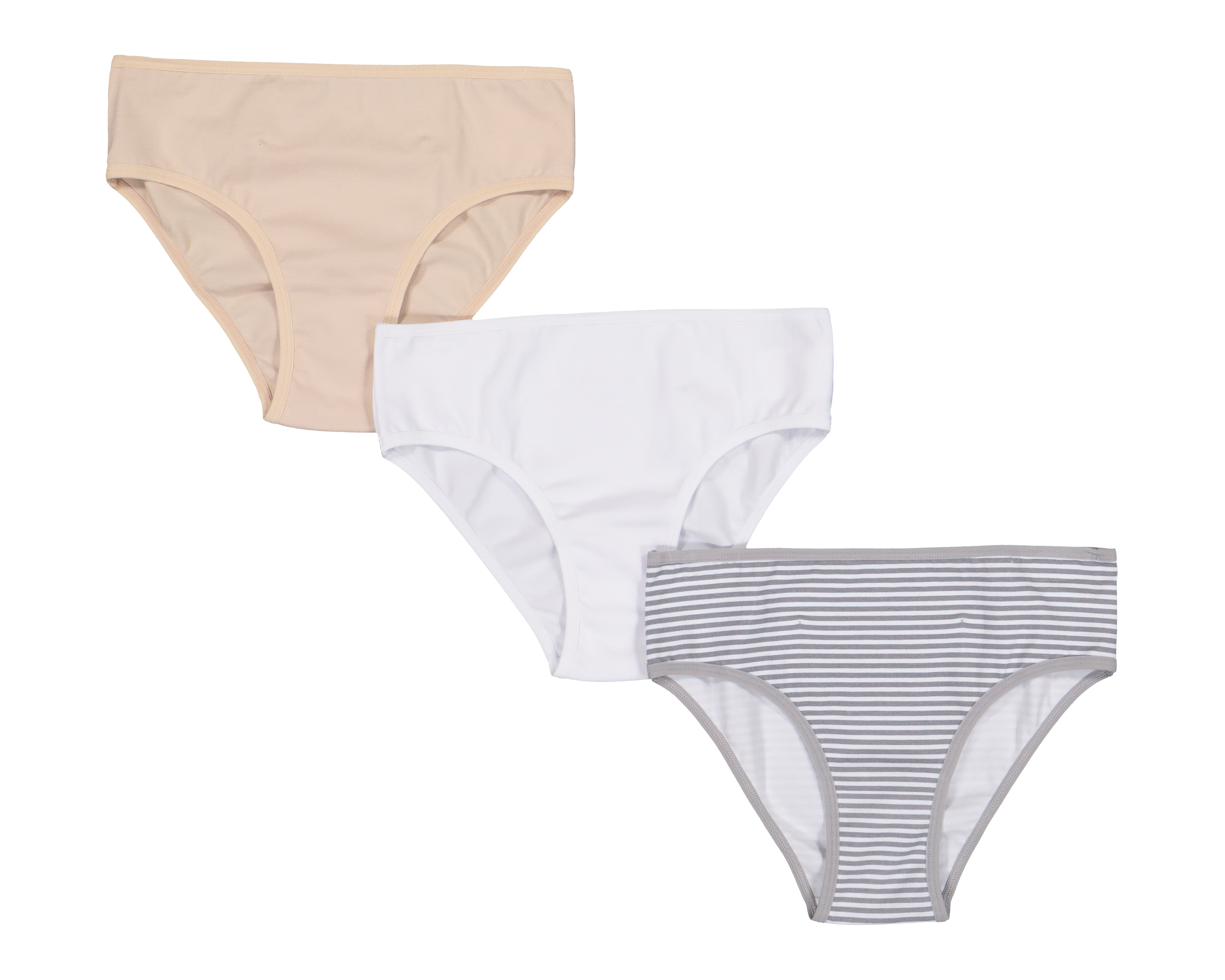 Pantaleta Refill de Algodón Orgánico Juvenil 3 Piezas