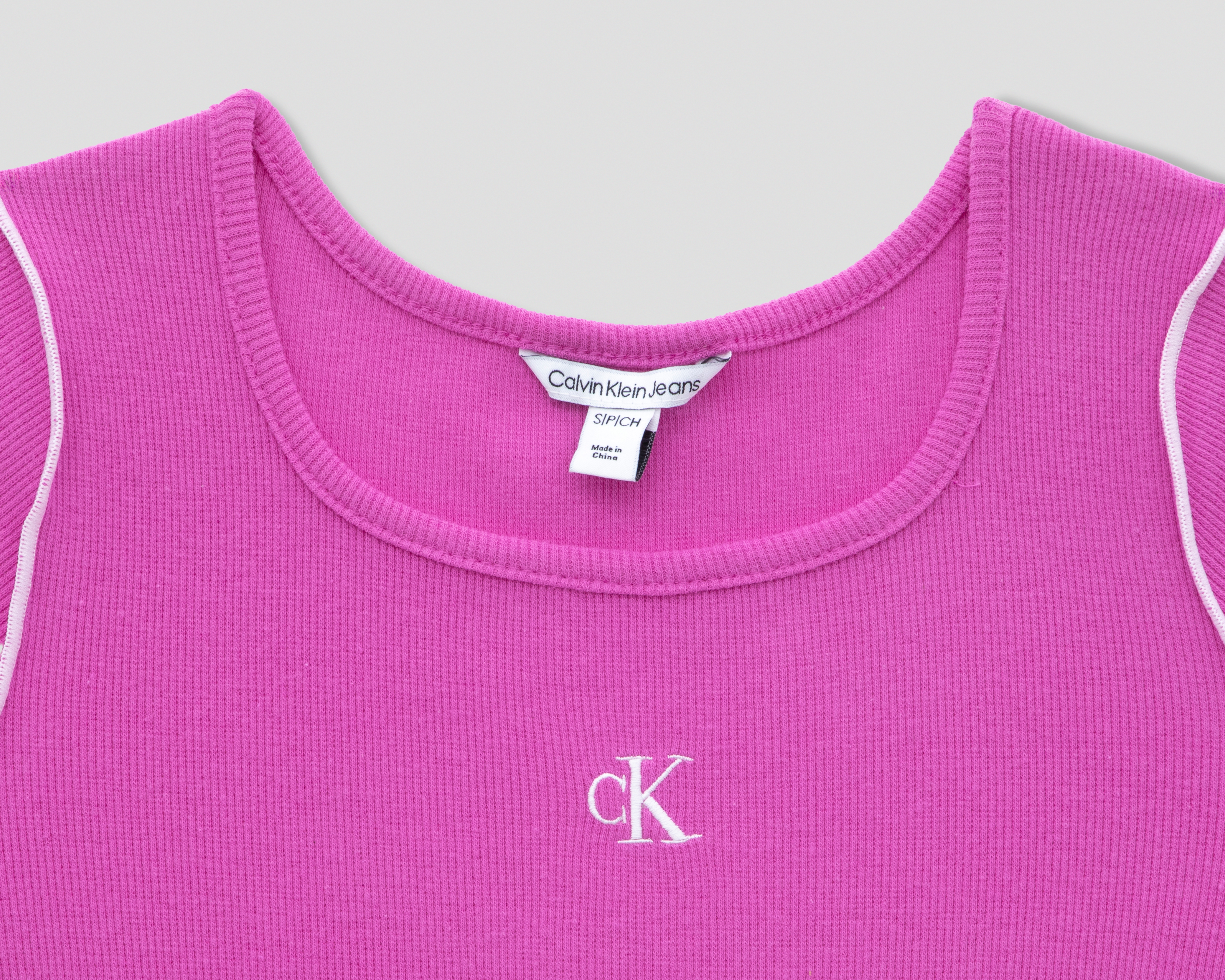 Foto 4 pulgar | Foto 3 | Vestido Rosa Calvin Klein para Niña