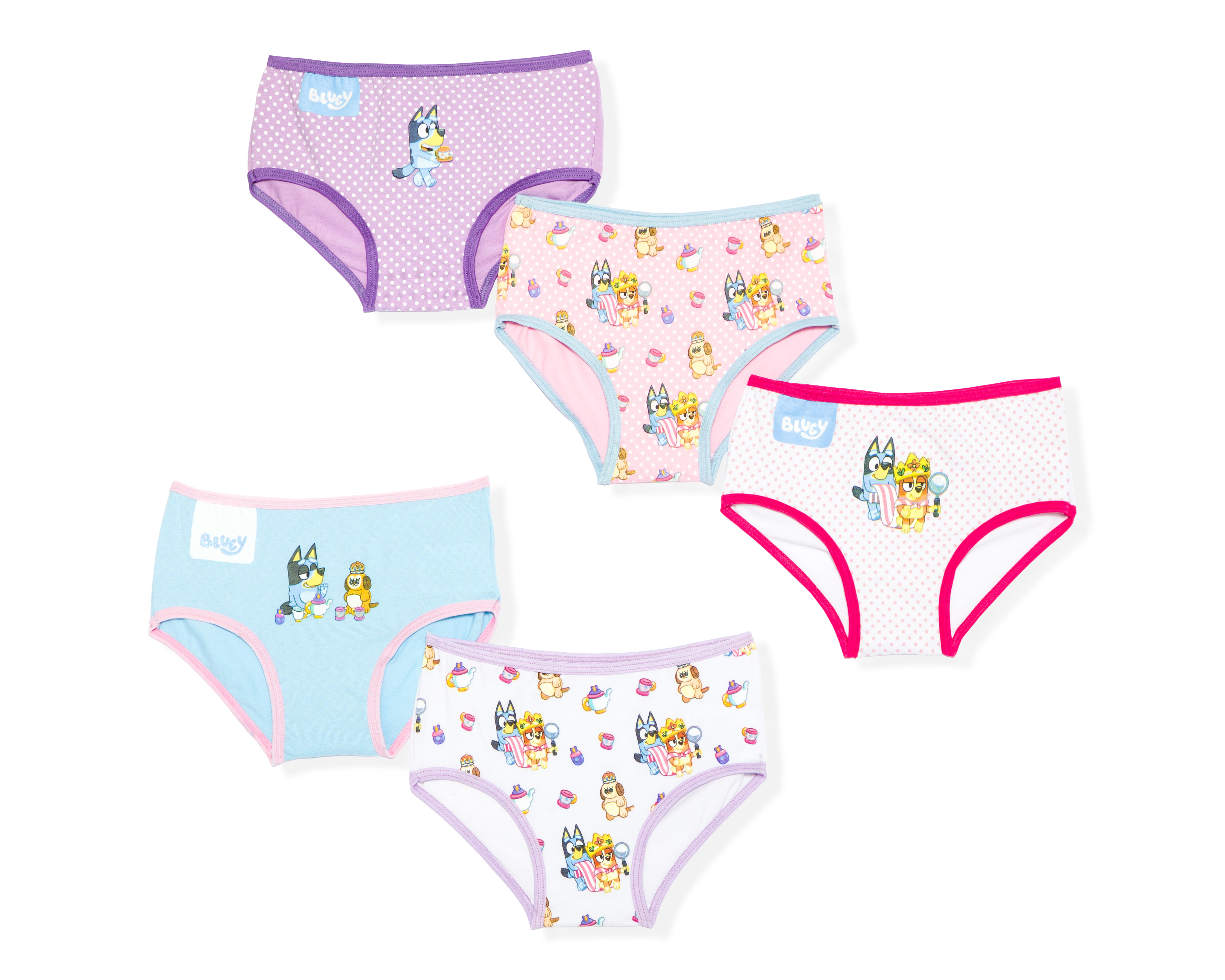Foto 2 pulgar | Foto 1 | Pantaletas Bluey para Niña 5 Piezas