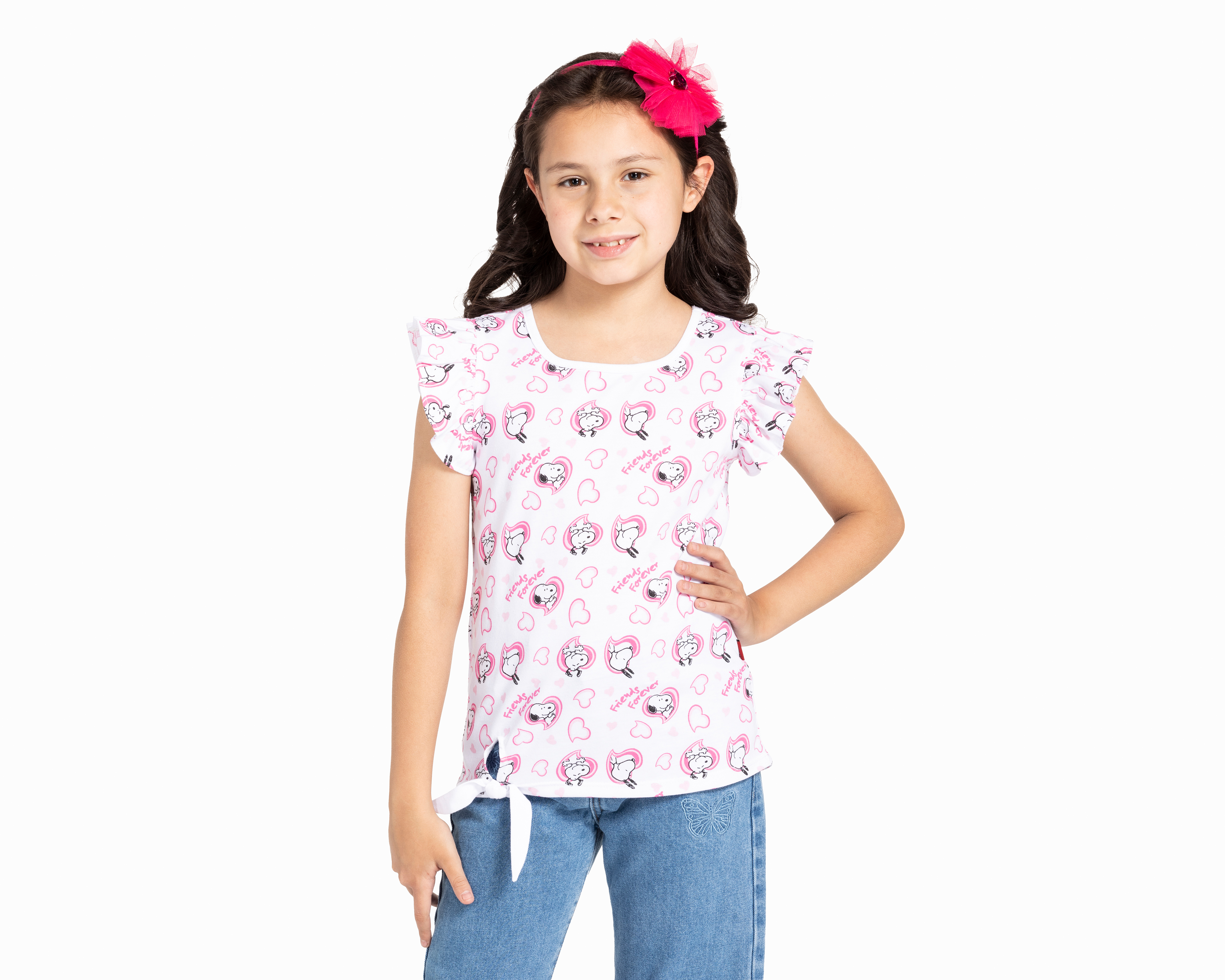 Playera Peanuts para Niña 2 Piezas