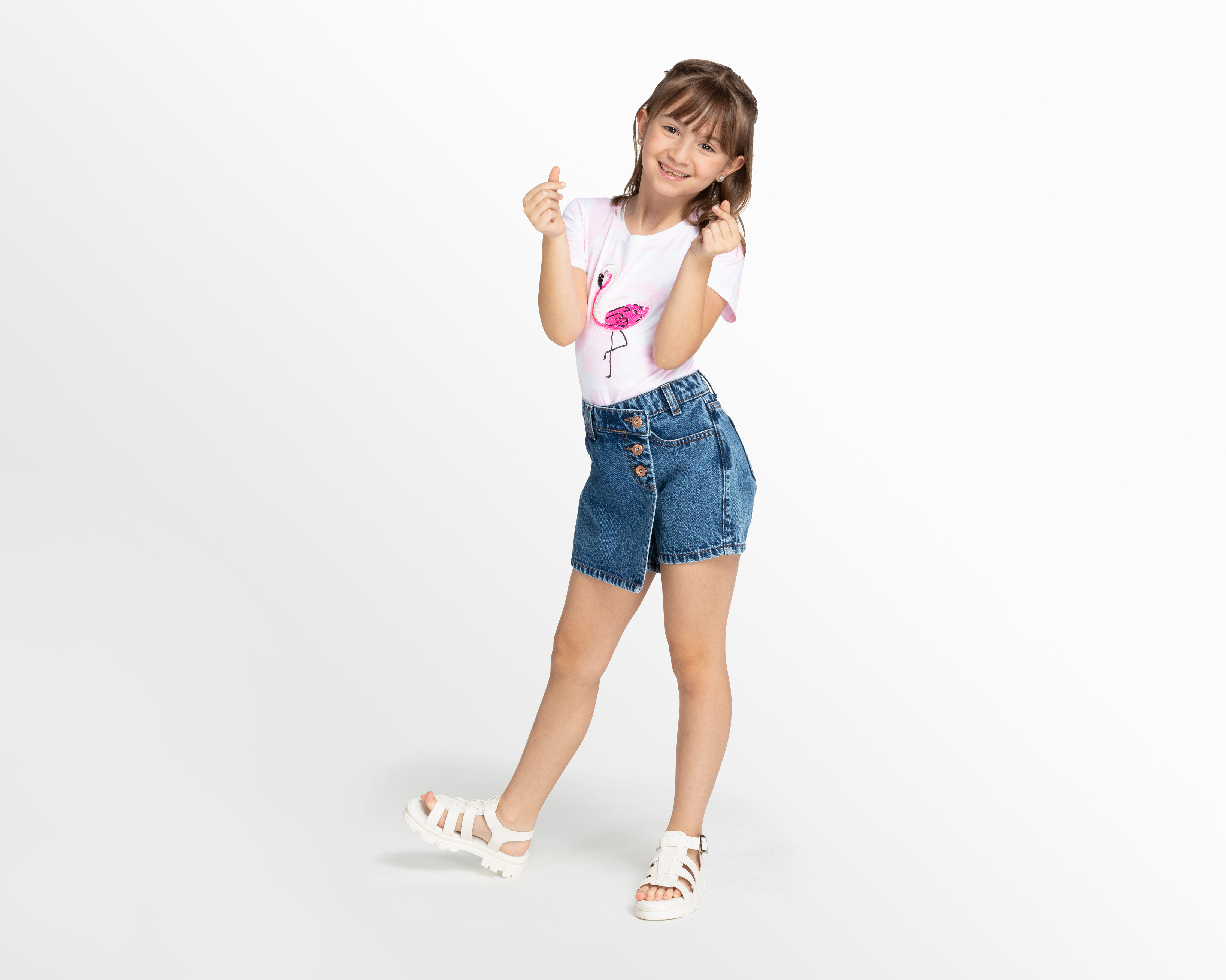 Short Falda Girls Attitude para Niña