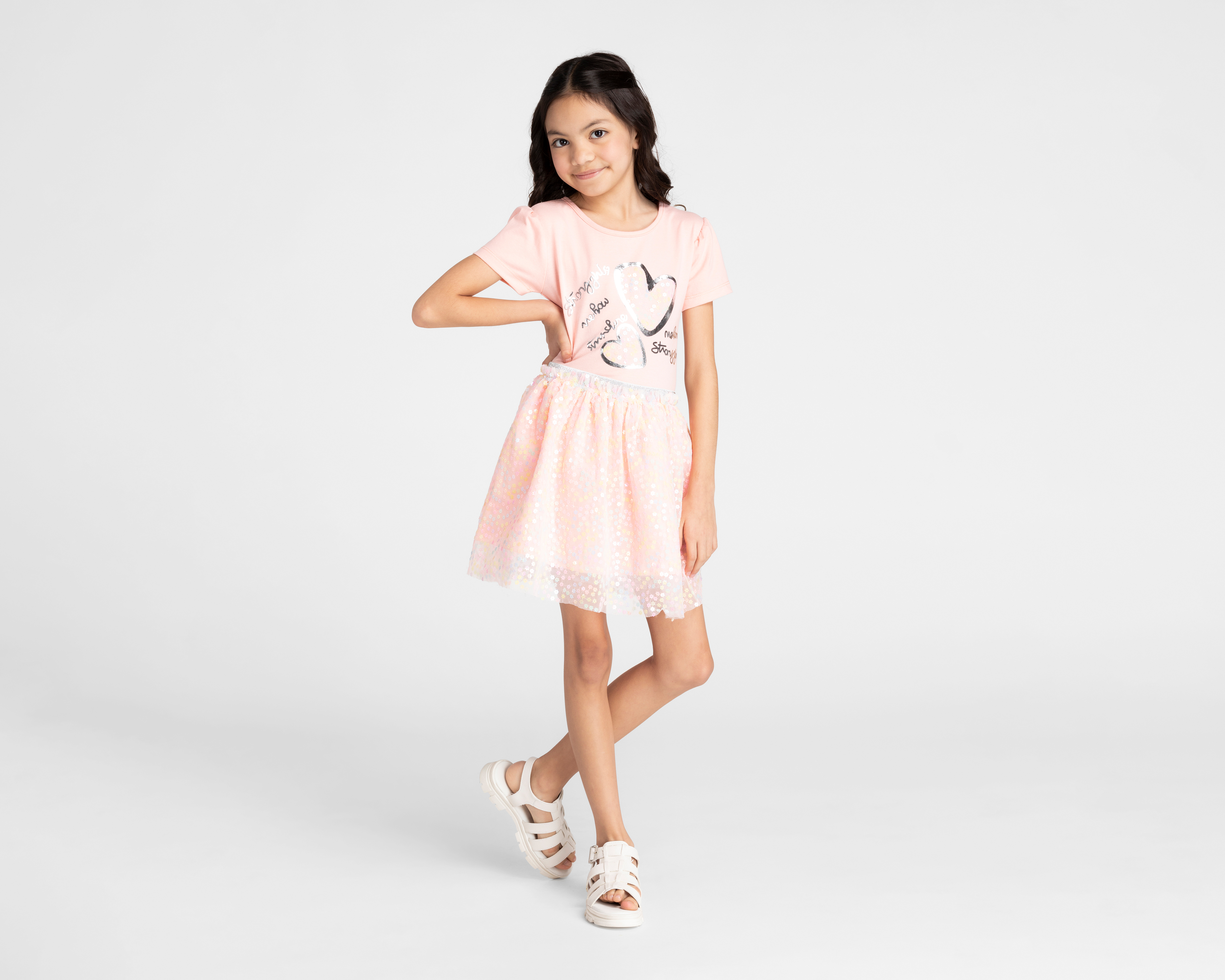 Conjunto con Falda Girls Attitude para Niña 2 Piezas