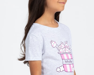 Foto 4 | Foto 4 | Playera de Cuello Redondo Gris Action Gear para Niña