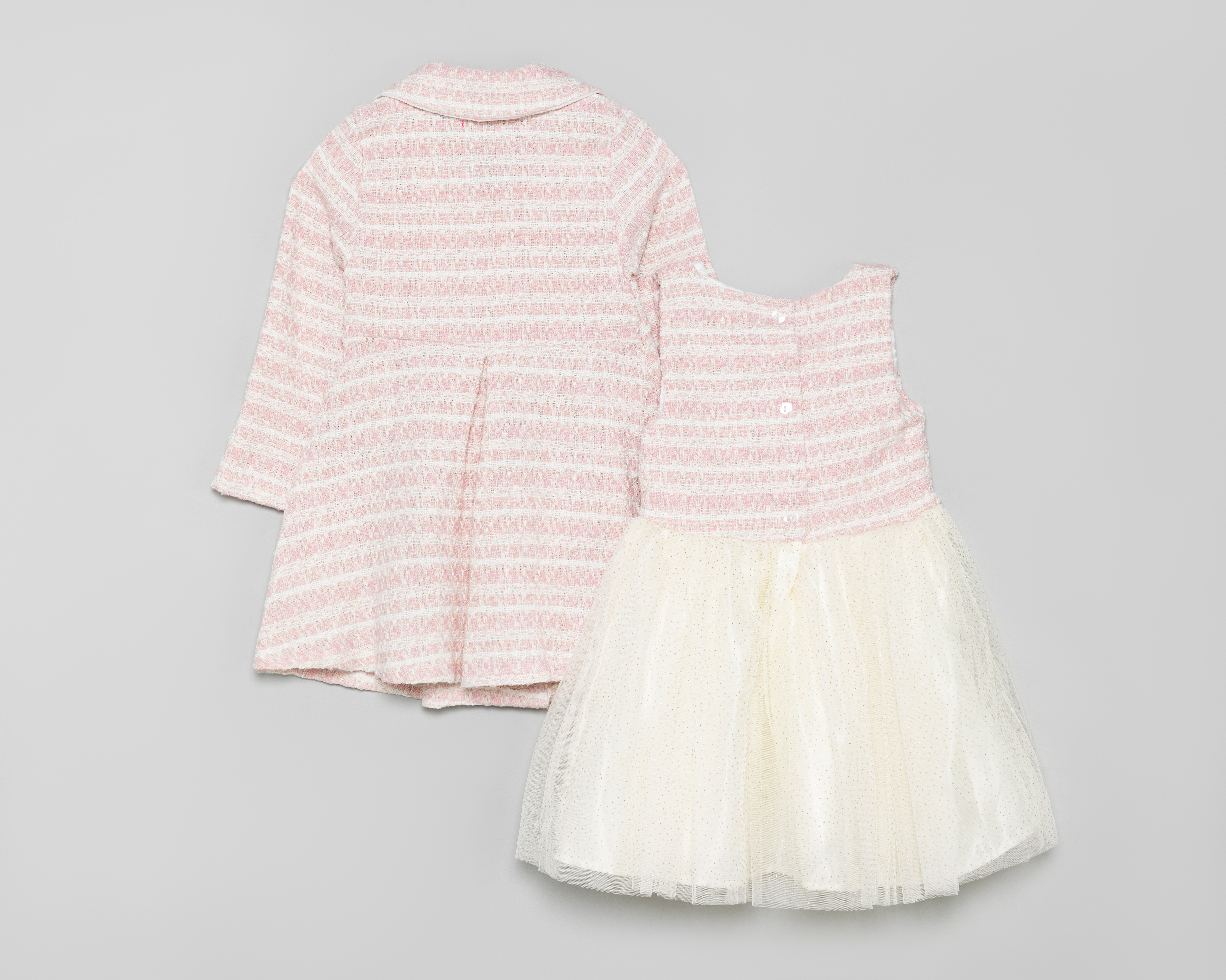 Foto 3 pulgar | Foto 2 | Vestido Rosa Girls Attitude para Niña con Abrigo