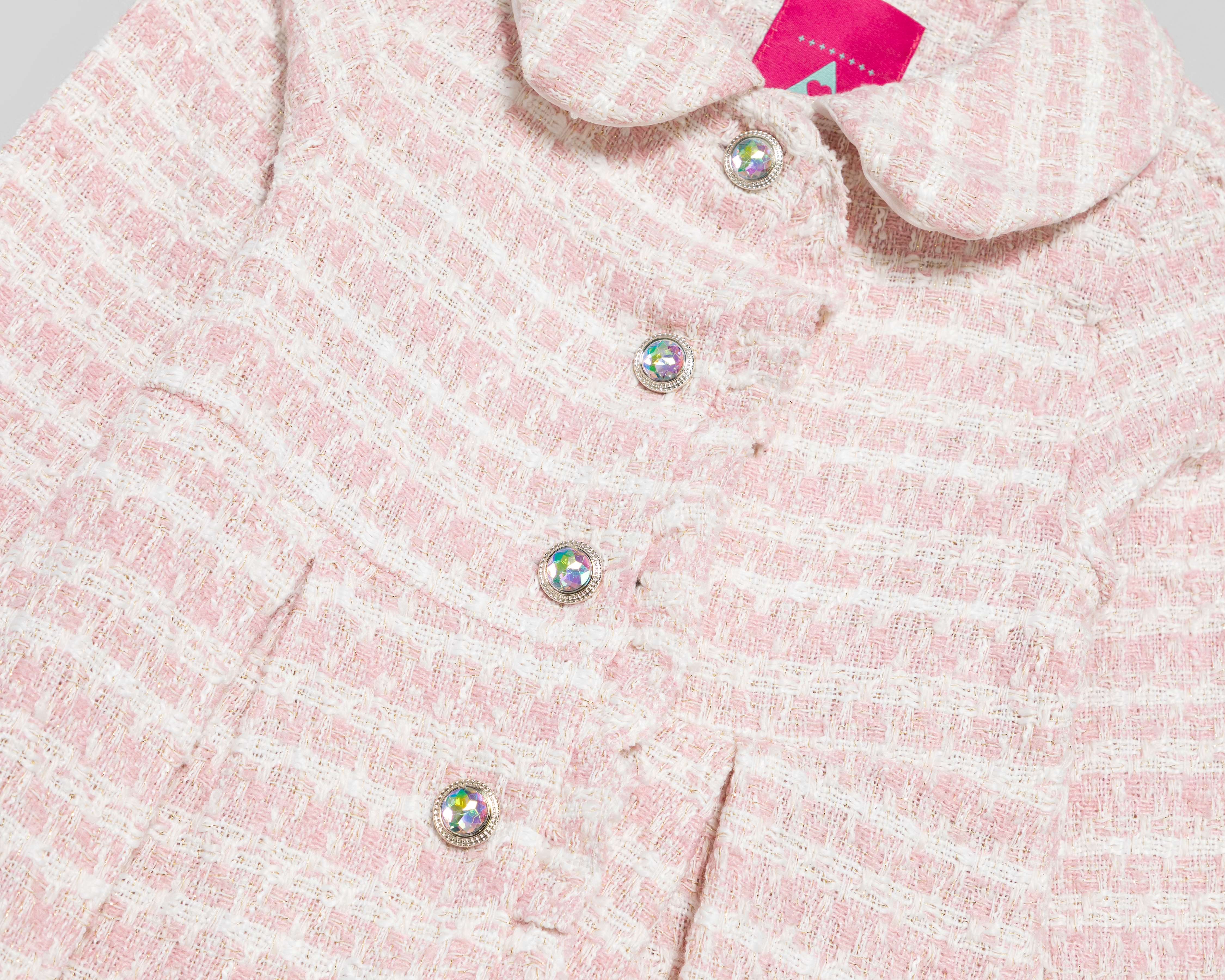 Foto 4 pulgar | Foto 3 | Vestido Rosa Girls Attitude para Niña con Abrigo