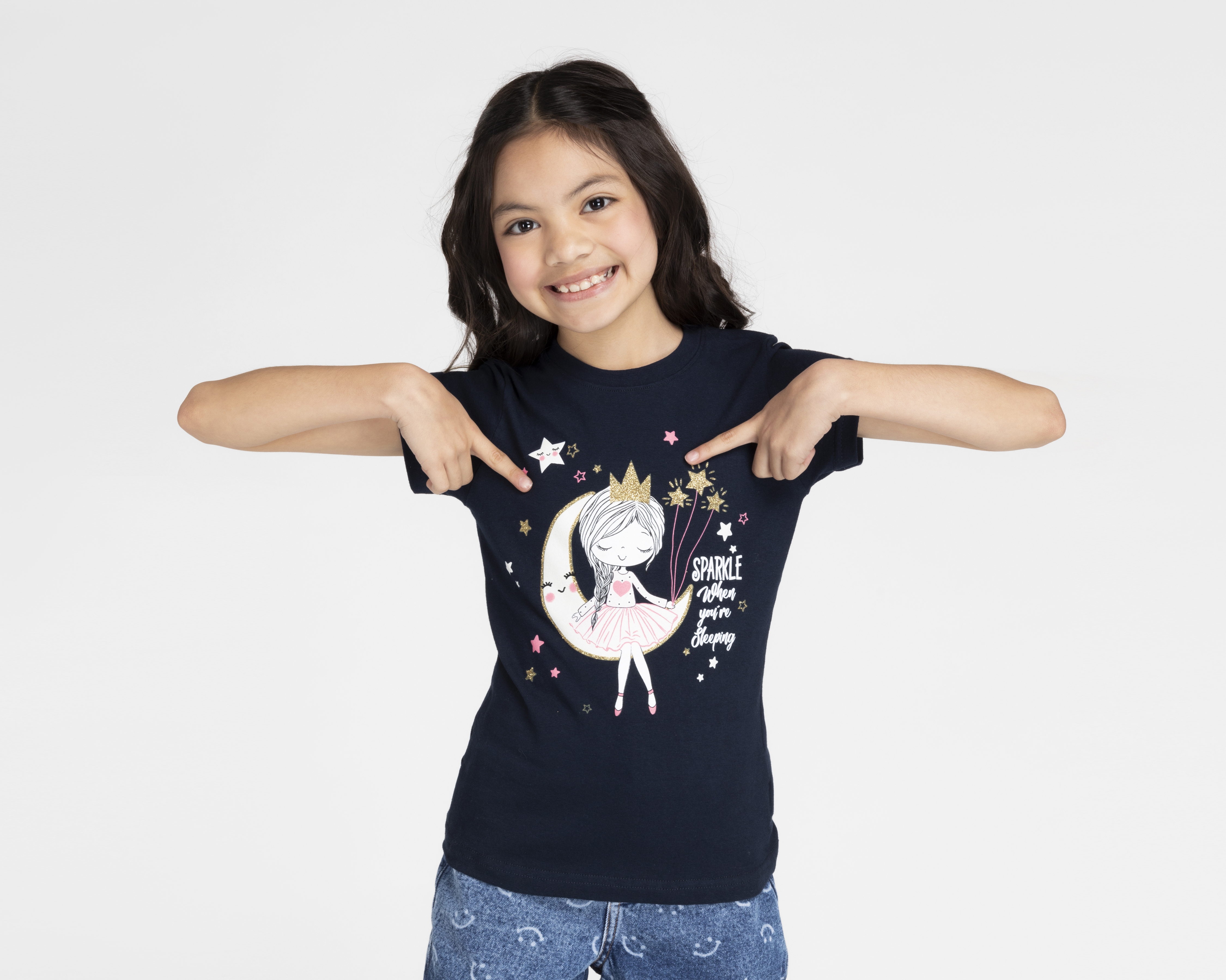 Foto 2 pulgar | Foto 1 | Playera Girls Attitude para Niña