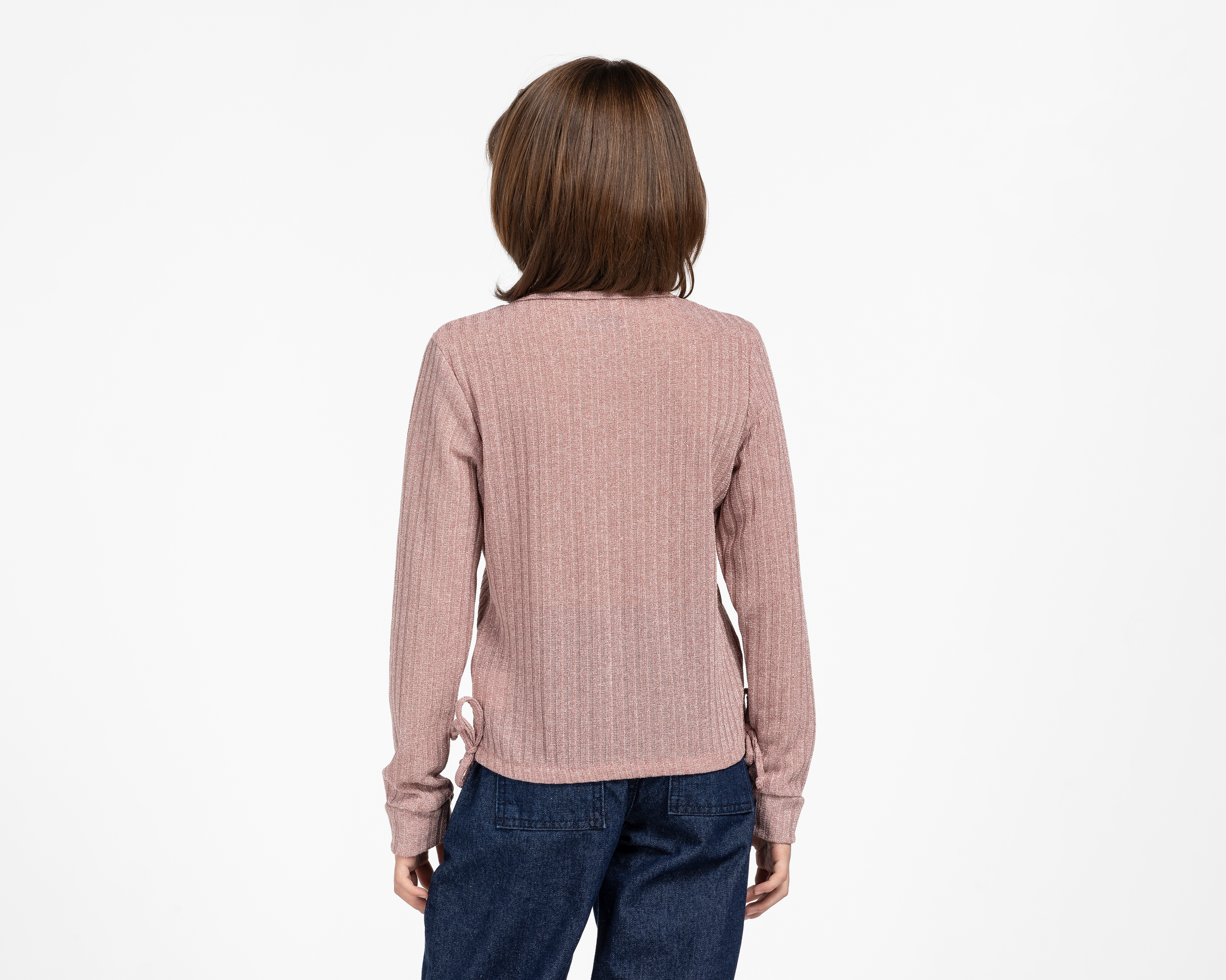 Foto 4 pulgar | Foto 3 | Playera de Cuello Redondo Rosa Girls Atttitude para Niña