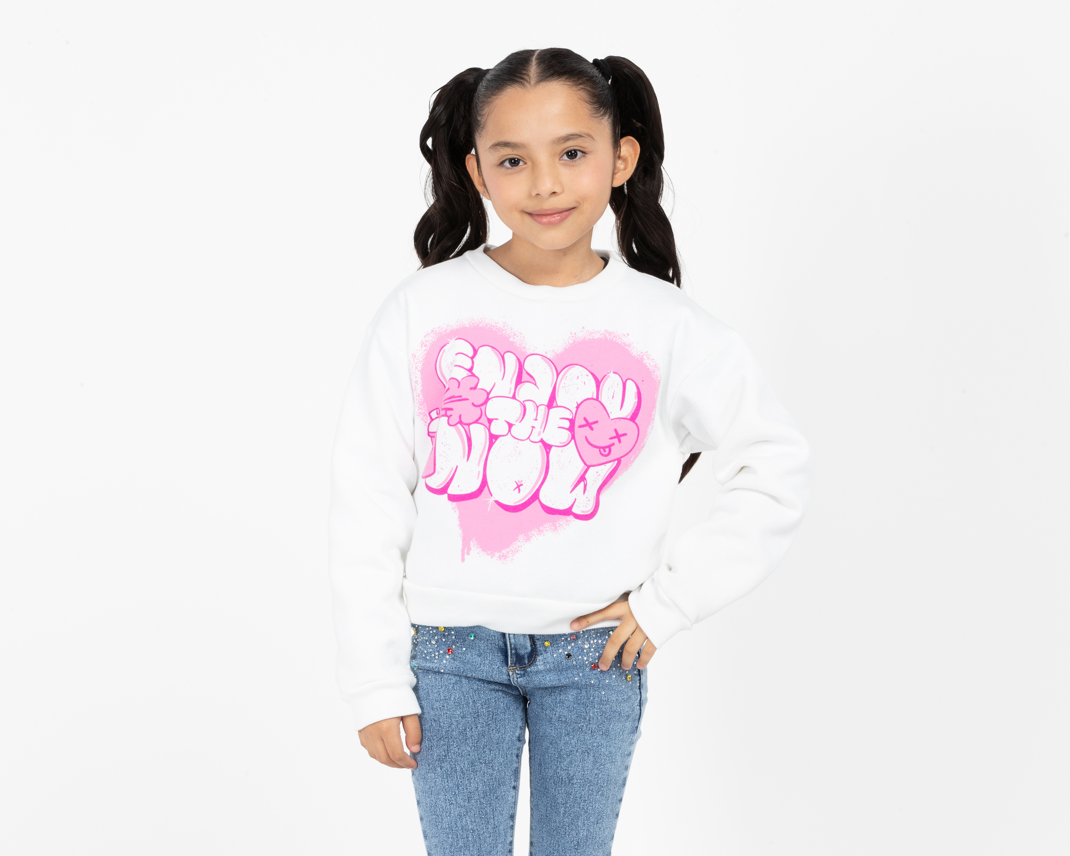 Foto 2 pulgar | Foto 1 | Sudadera Girls Attitude para Niña