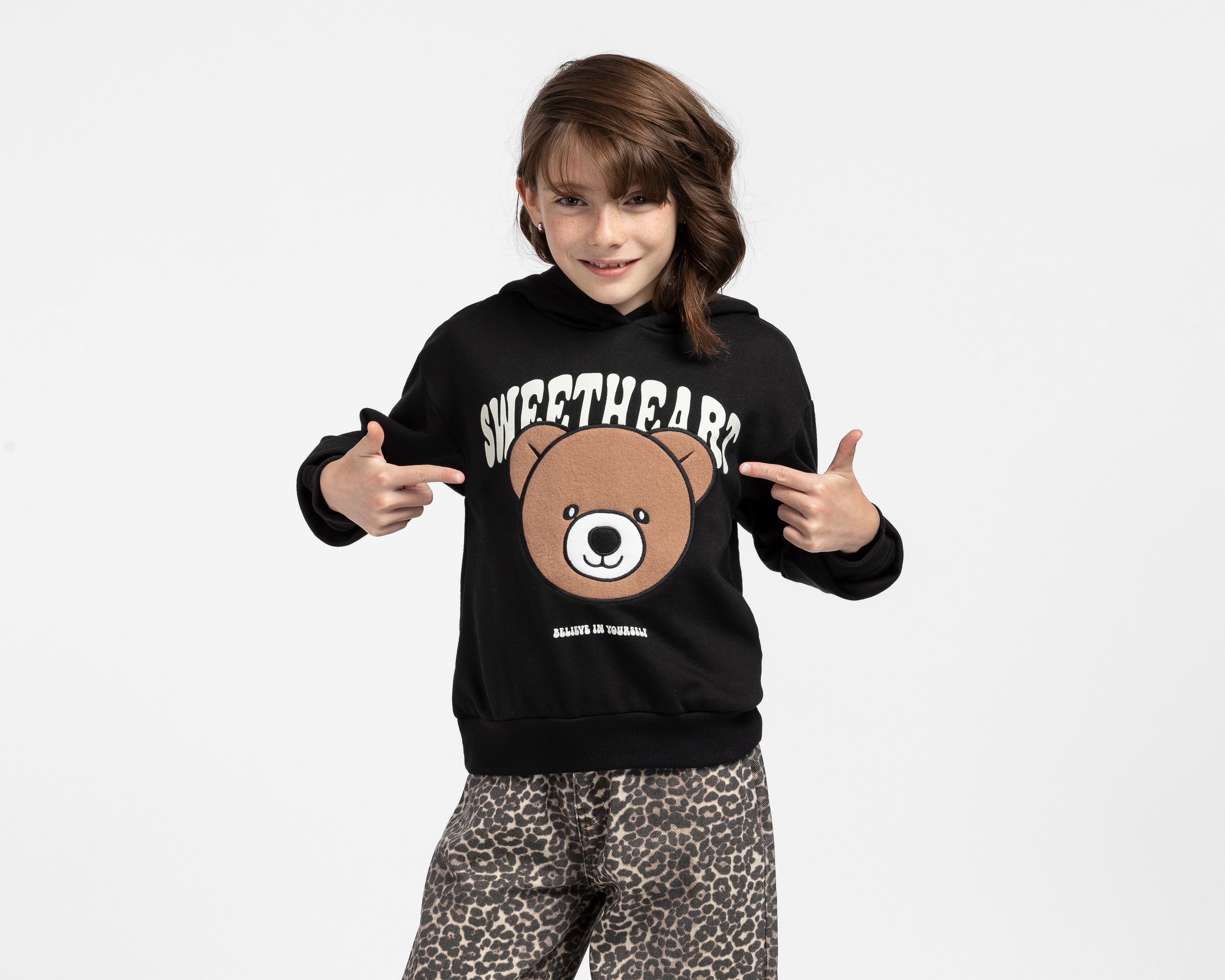 Sudadera con Capucha Girls Attitude para Niña