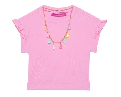 Foto 1 | Foto 1 | Playera de Cuello Redondo Rosa Girls Attitude para Niña
