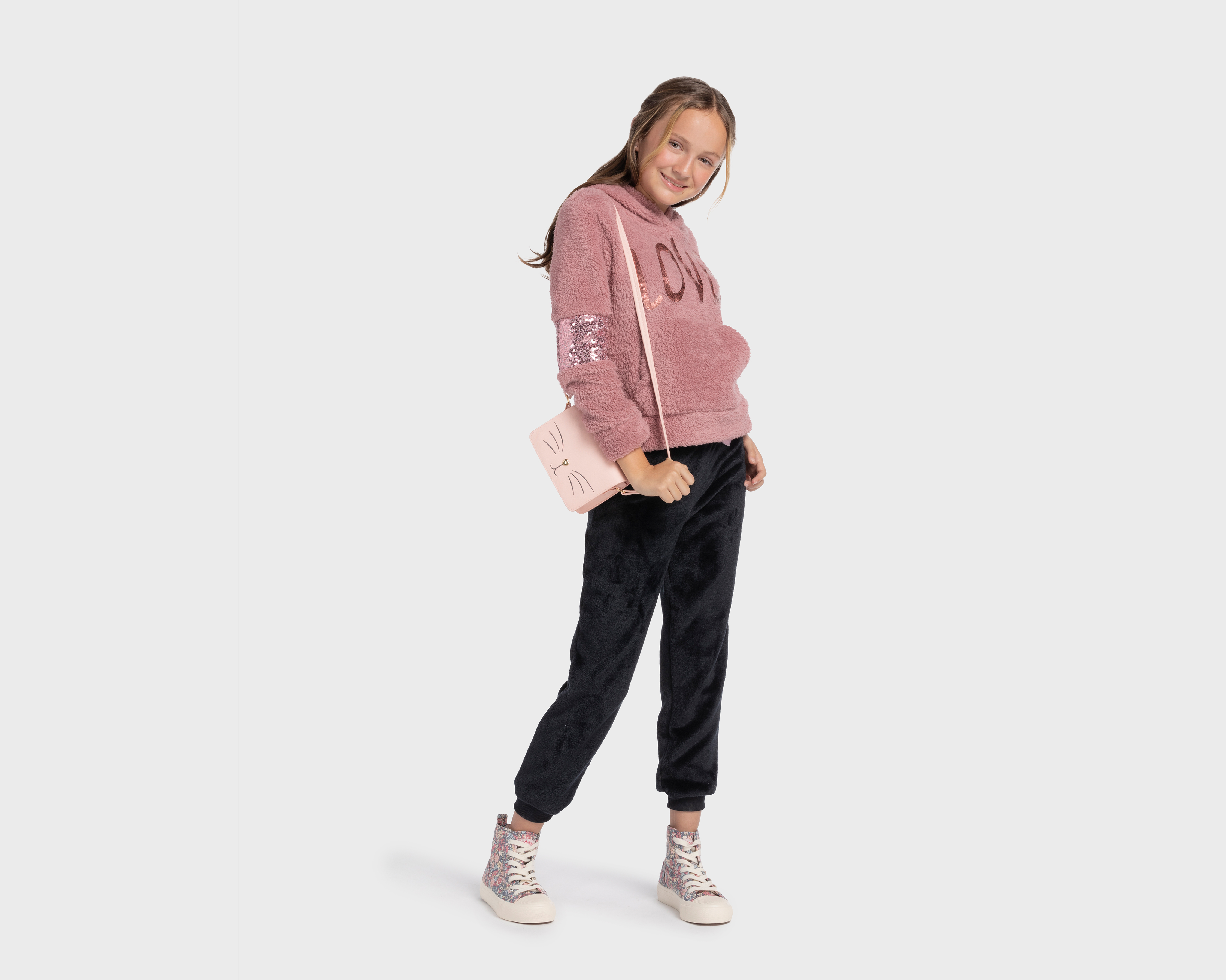 Foto 2 pulgar | Foto 1 | Pants y Sudadera Girls Attitude Juvenil