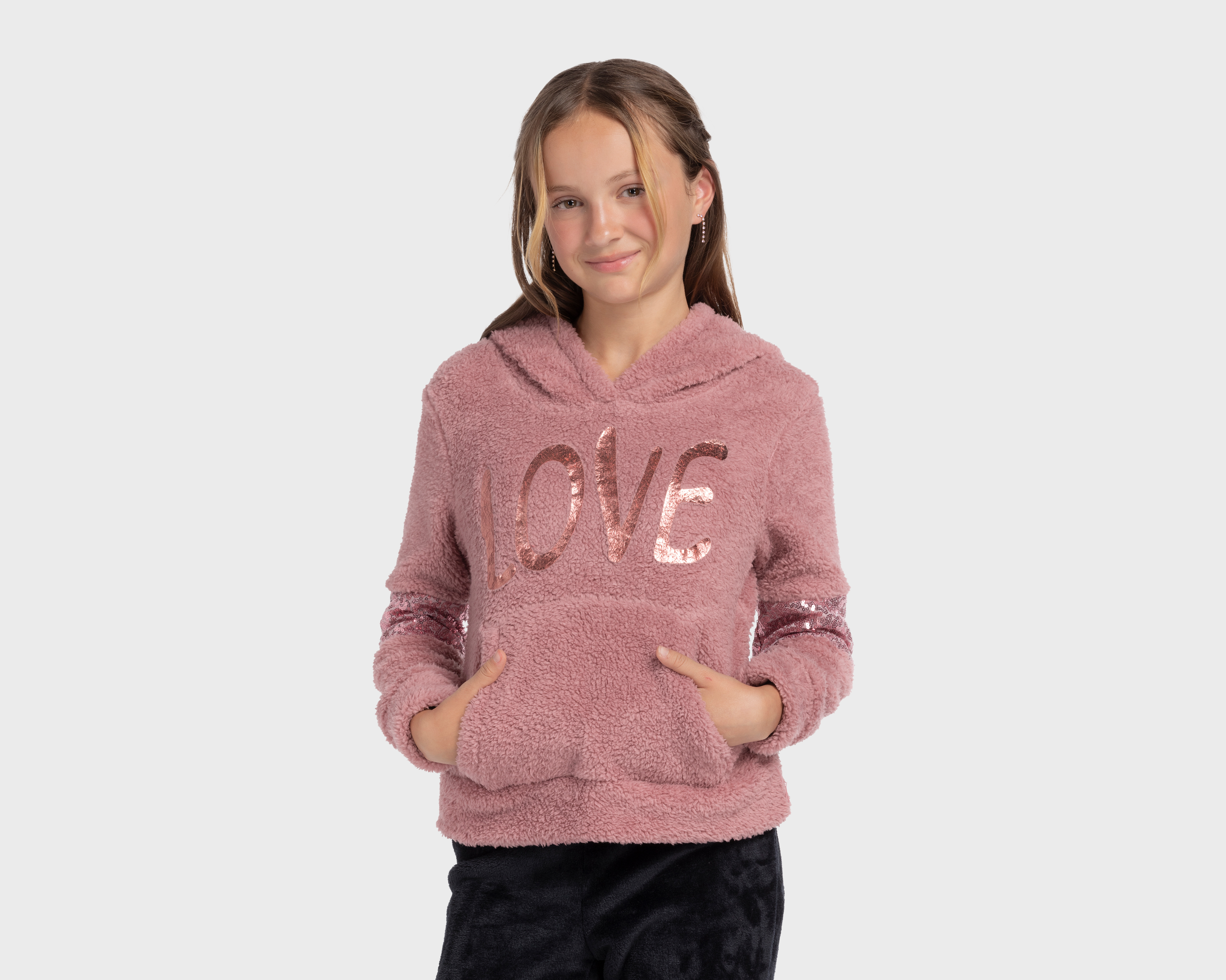 Foto 4 pulgar | Foto 3 | Pants y Sudadera Girls Attitude Juvenil