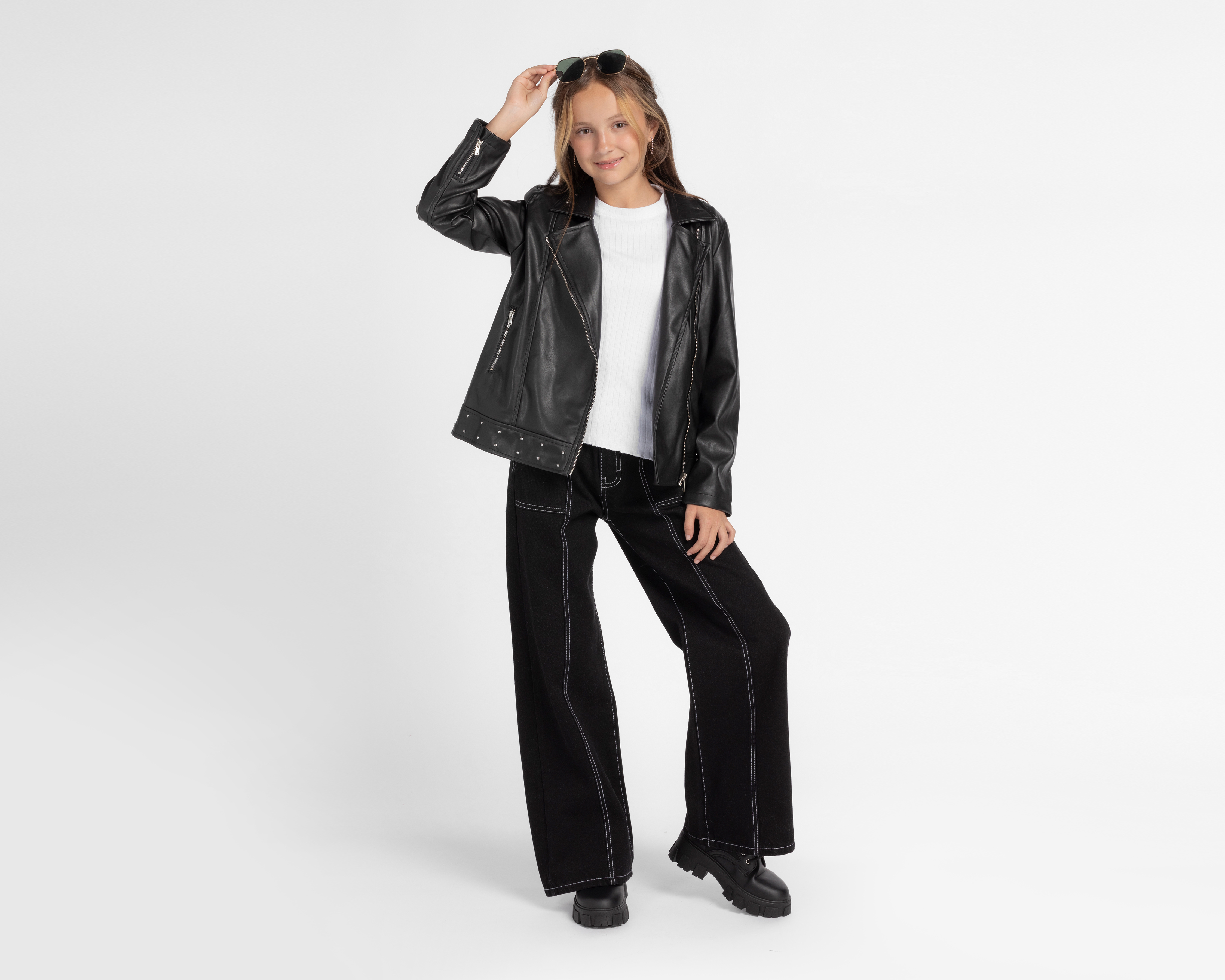 Foto 4 pulgar | Foto 3 | Chamarra Girls Attitude Juvenil