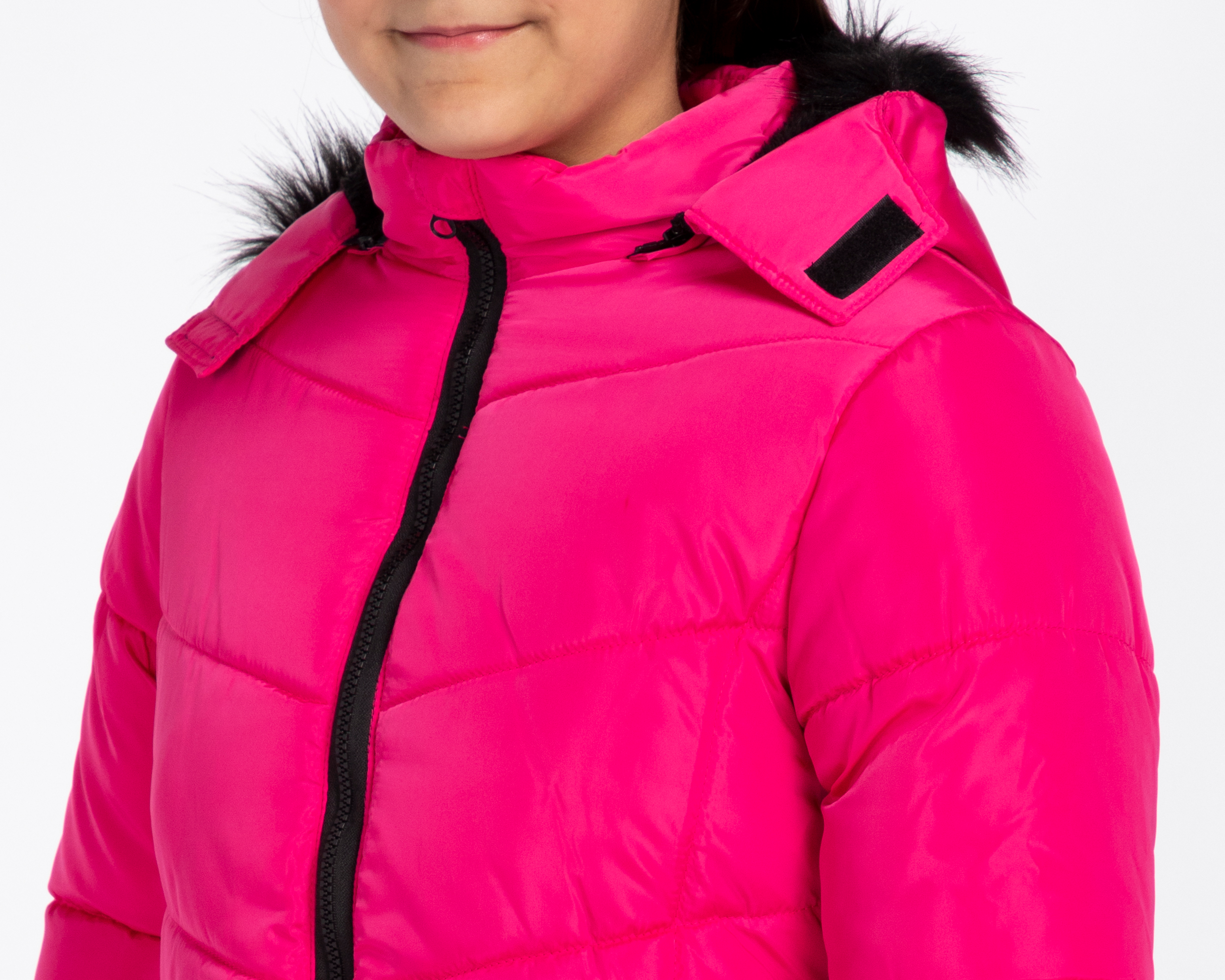 Foto 4 | Foto 4 | Chamarra Girls Attitude con Gorro para Niña