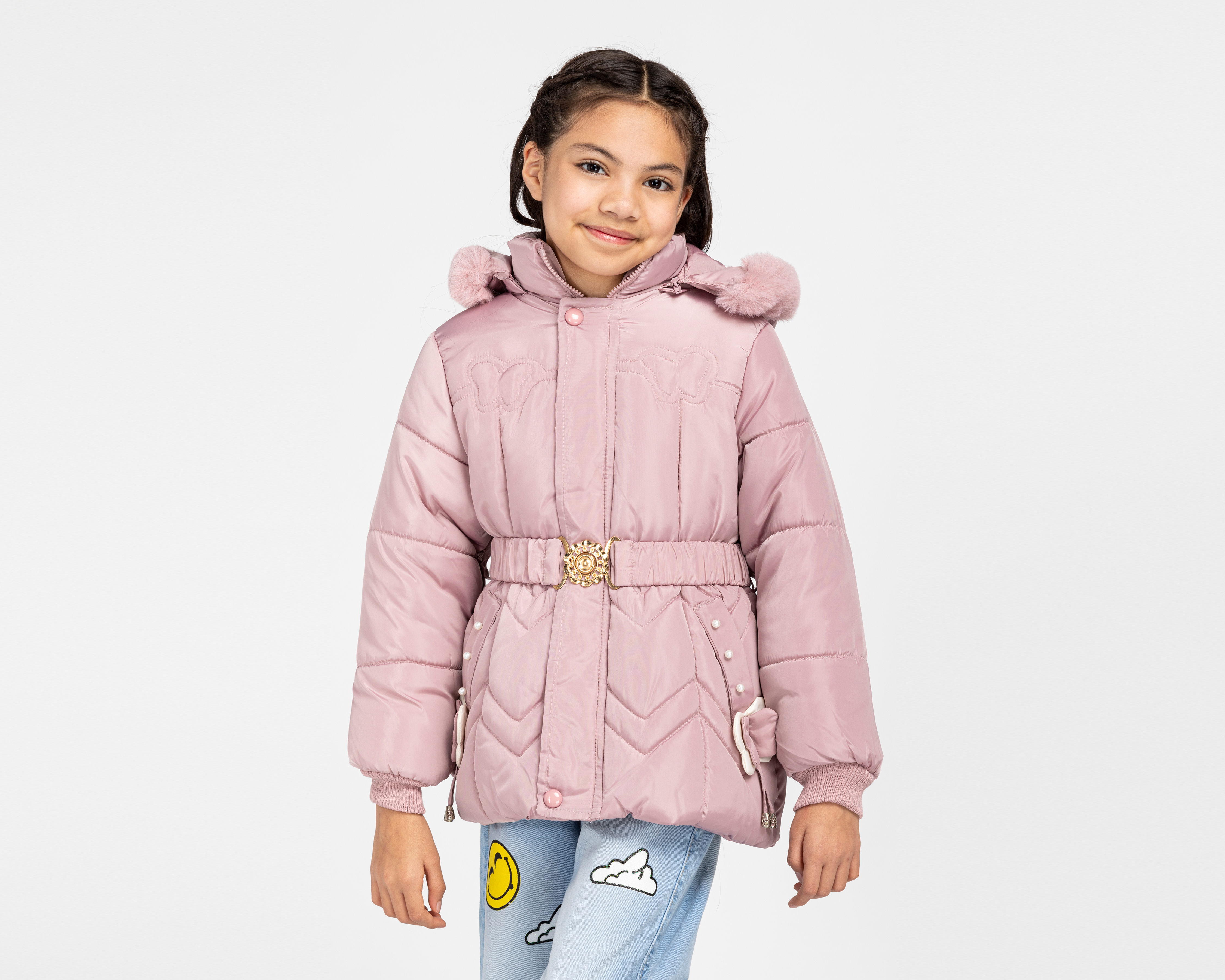 Foto 1 | Foto 1 | Chamarra Girls Attitude con Gorro para Niña