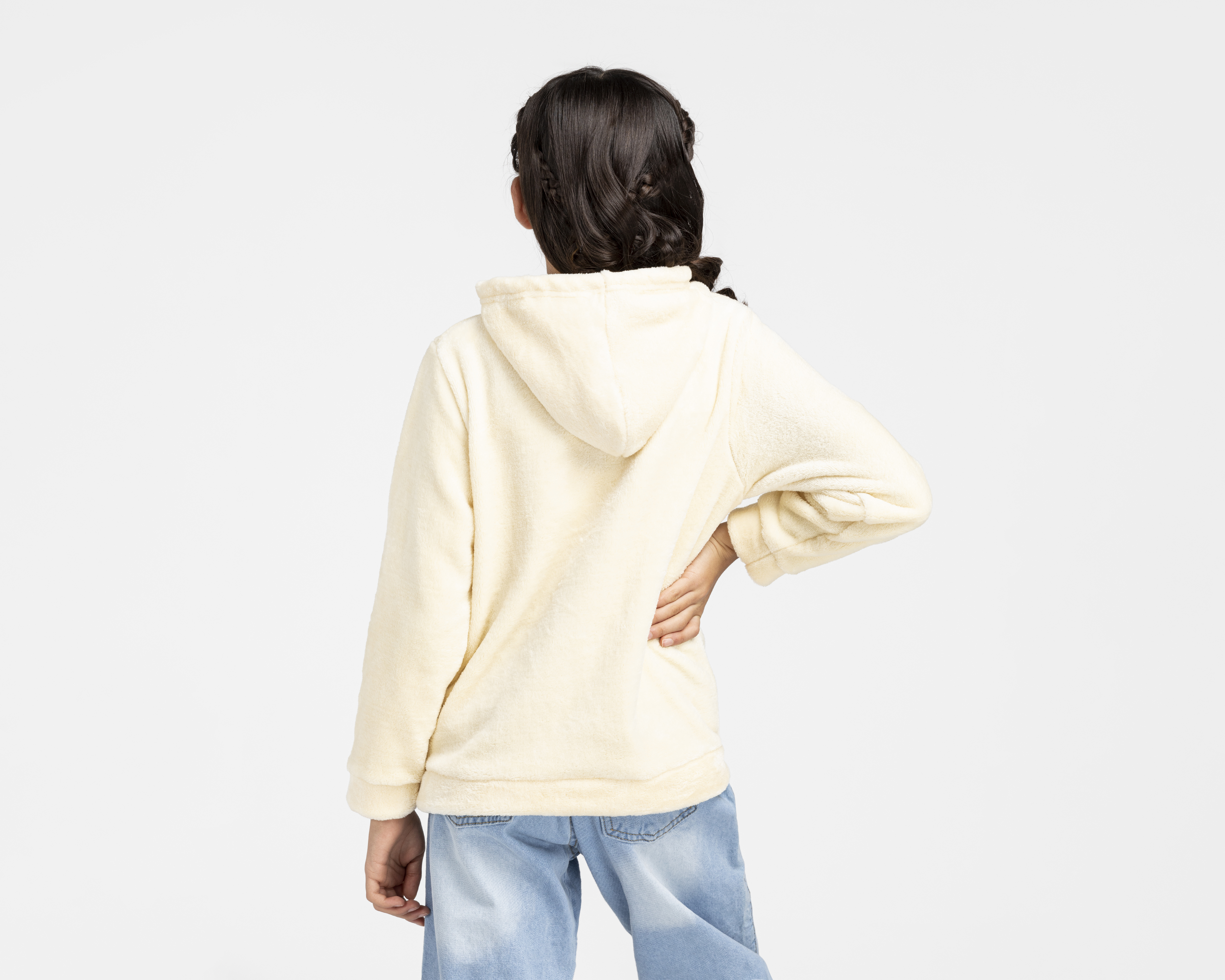 Foto 3 pulgar | Foto 2 | Sudadera Refill con Gorro para Niña