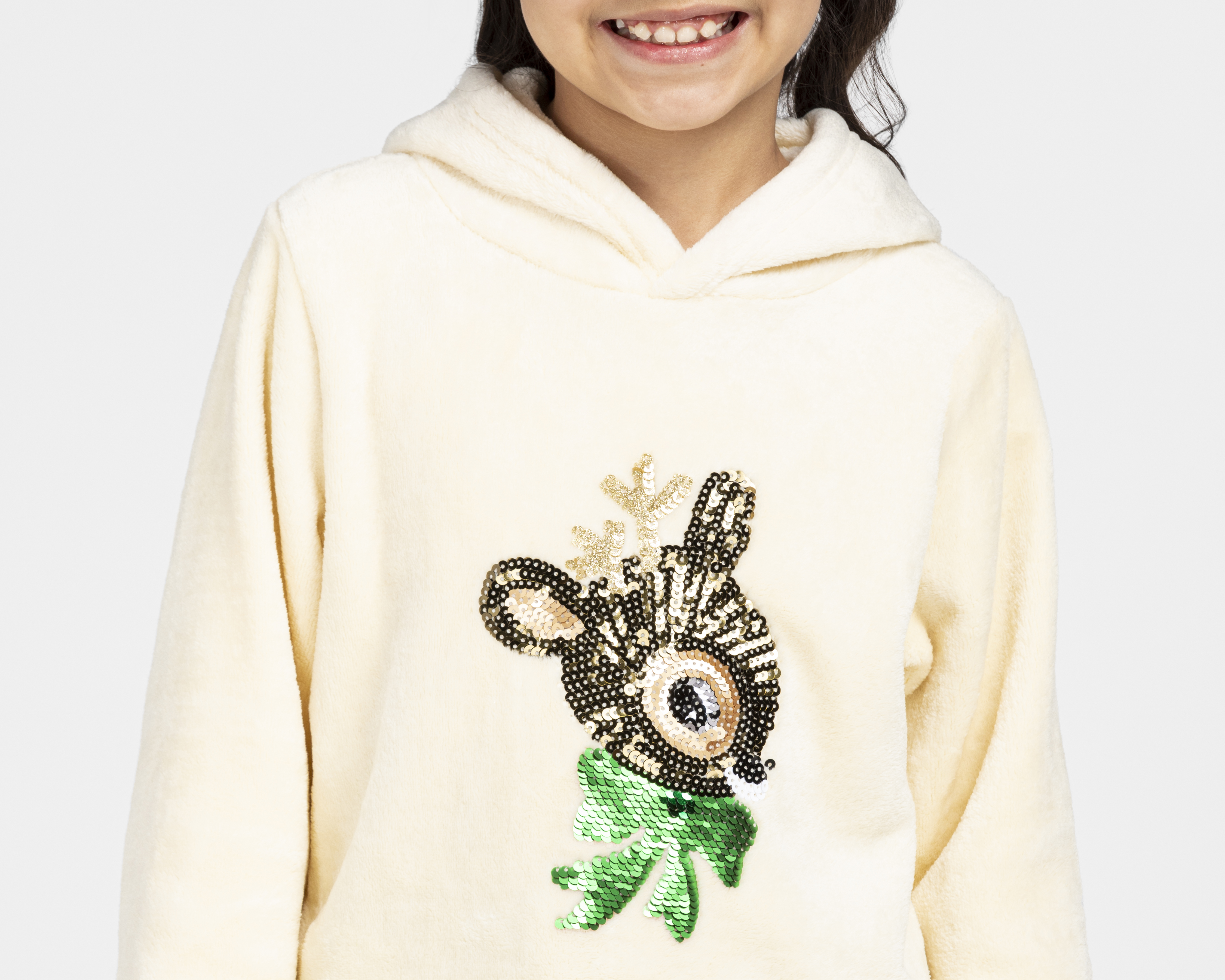 Foto 5 pulgar | Foto 4 | Sudadera Refill con Gorro para Niña