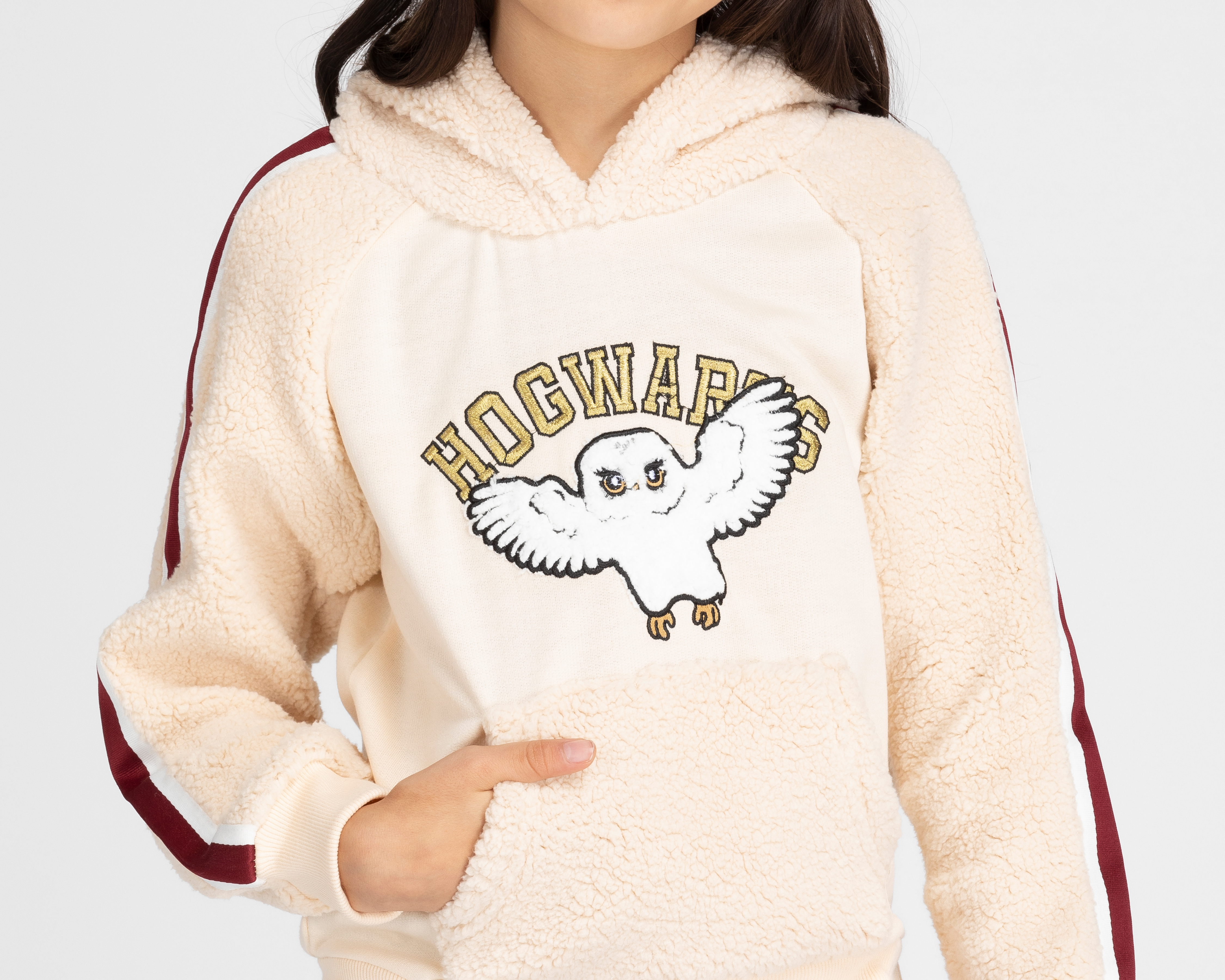 Foto 4 pulgar | Foto 3 | Sudadera Harry Potter con Gorro para Niña