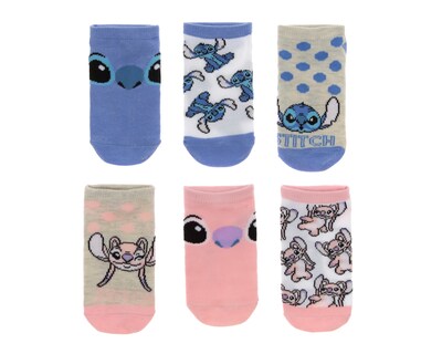 Foto 1 | Foto 1 | Calcetas Invisibles Disney Lilo & Stitch para Niña 6 Pares