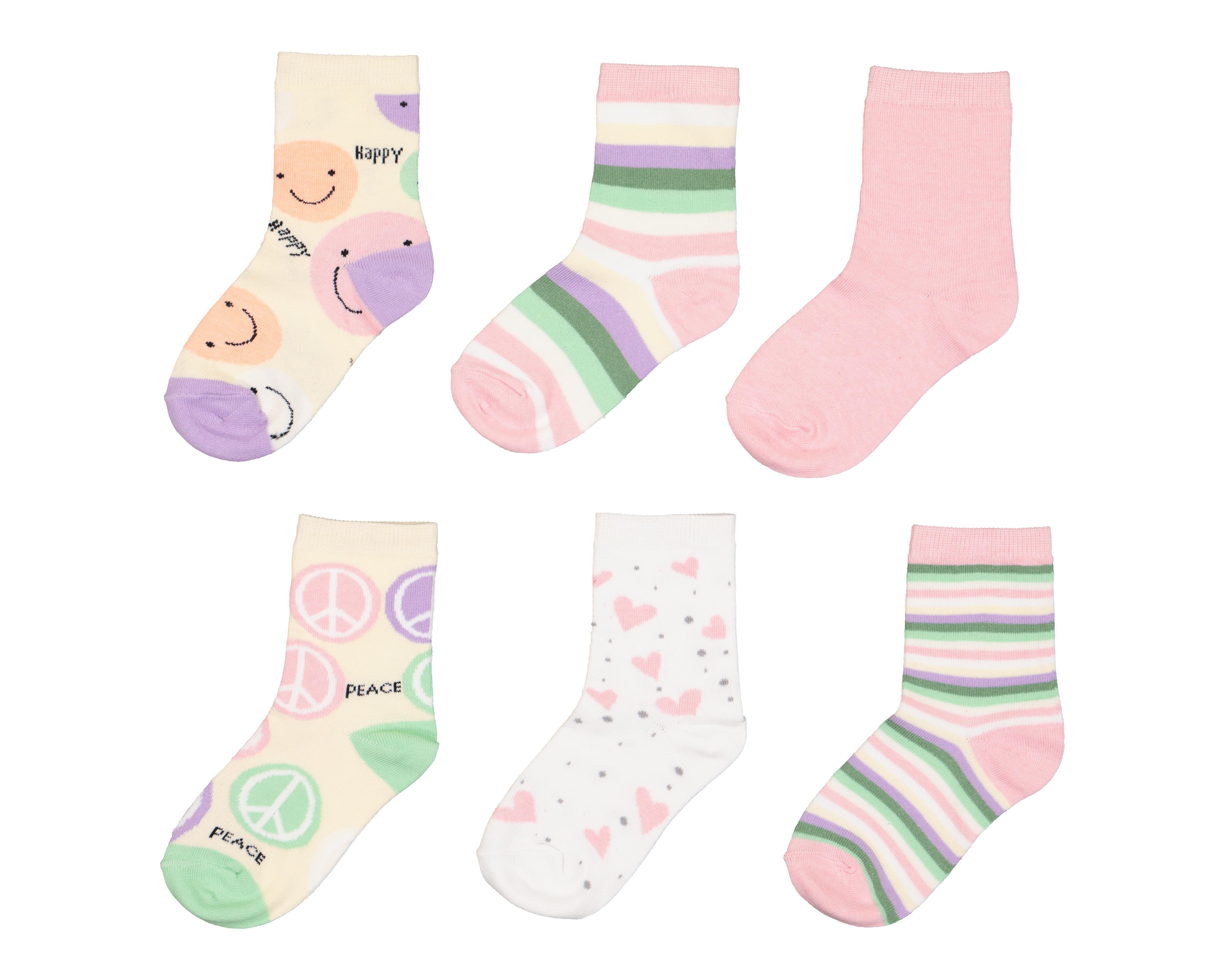 Foto 2 pulgar | Foto 1 | Calcetas Tobilleras Girls Attitude para Niña 6 Pares