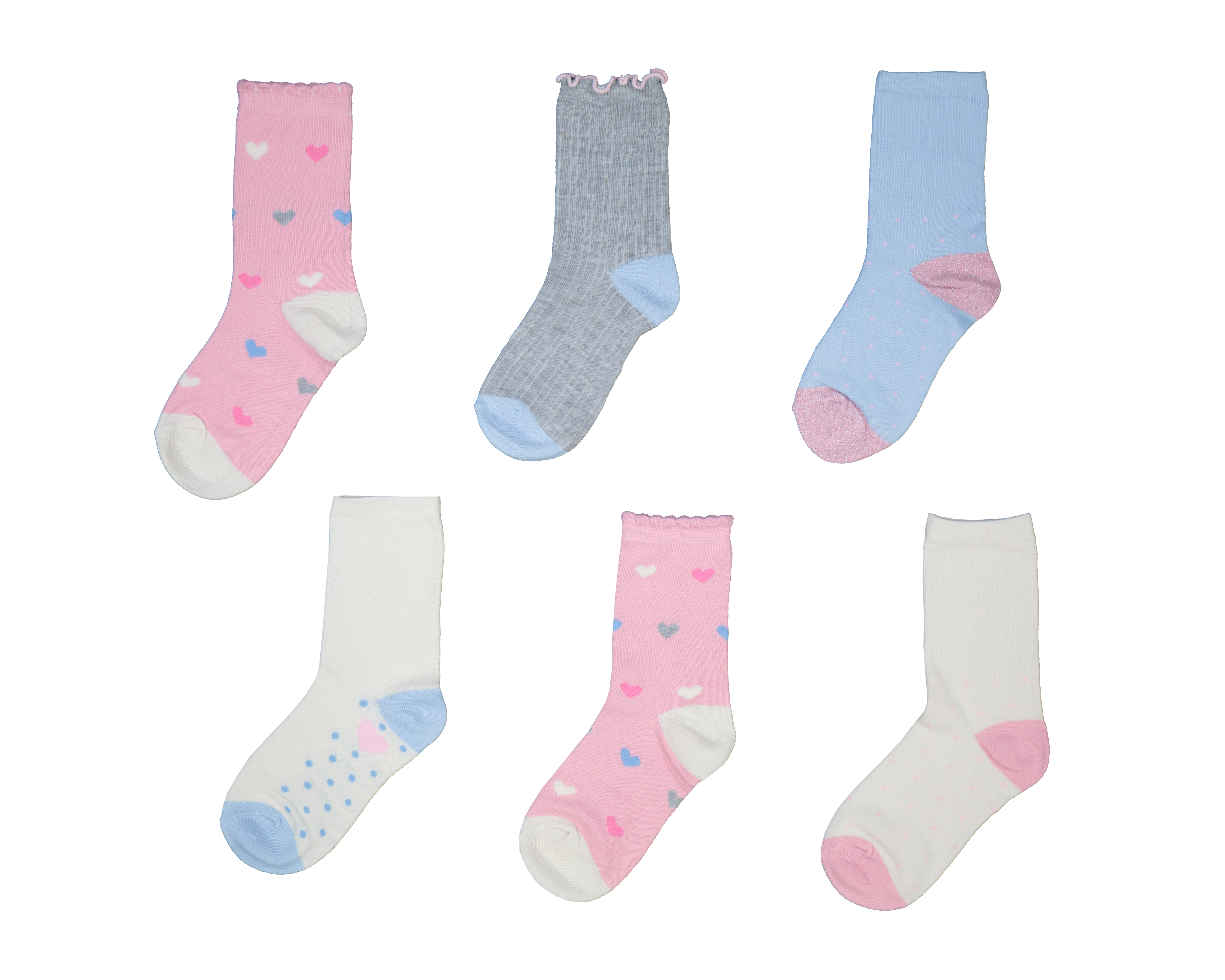 Foto 1 | Foto 1 | Calcetas Largas Girls Attitude para Niña 6 Pares