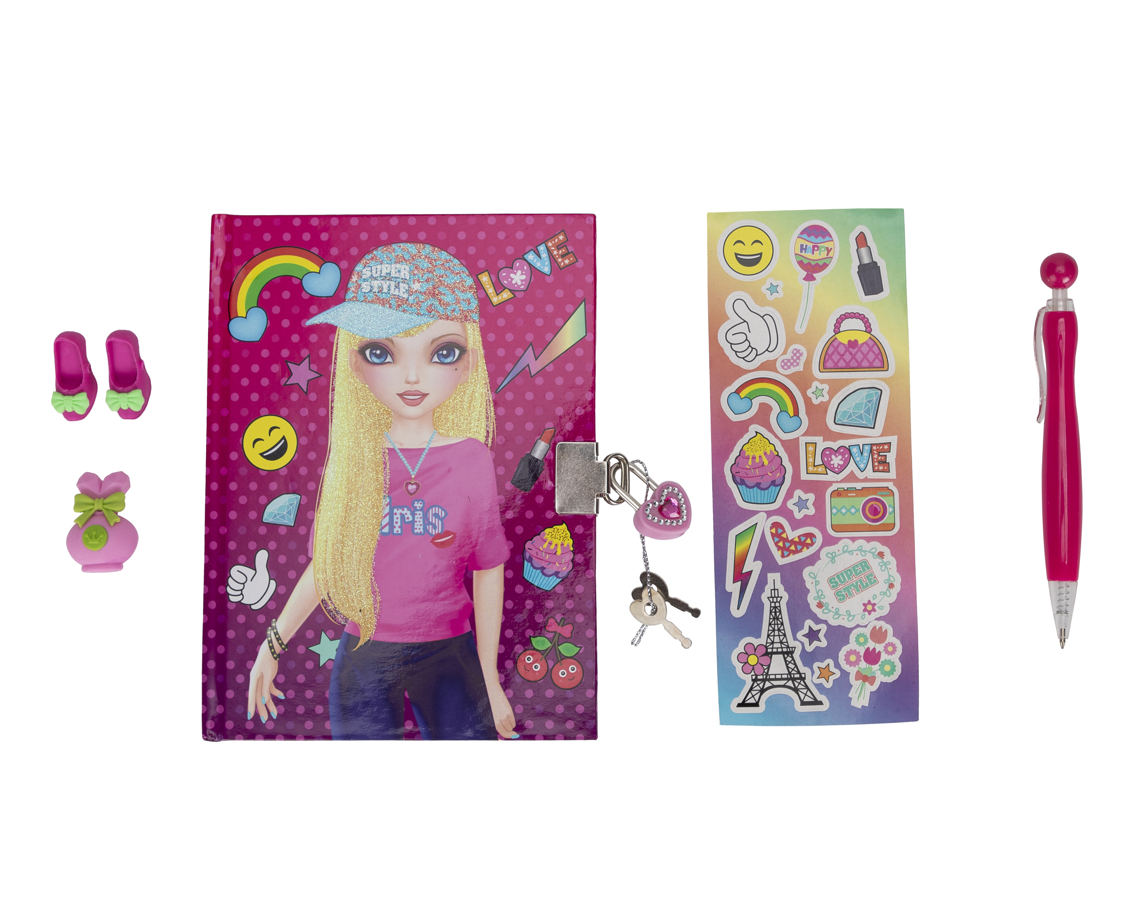 Foto 3 pulgar | Foto 2 | Diario con Accesorios Girls Attitude