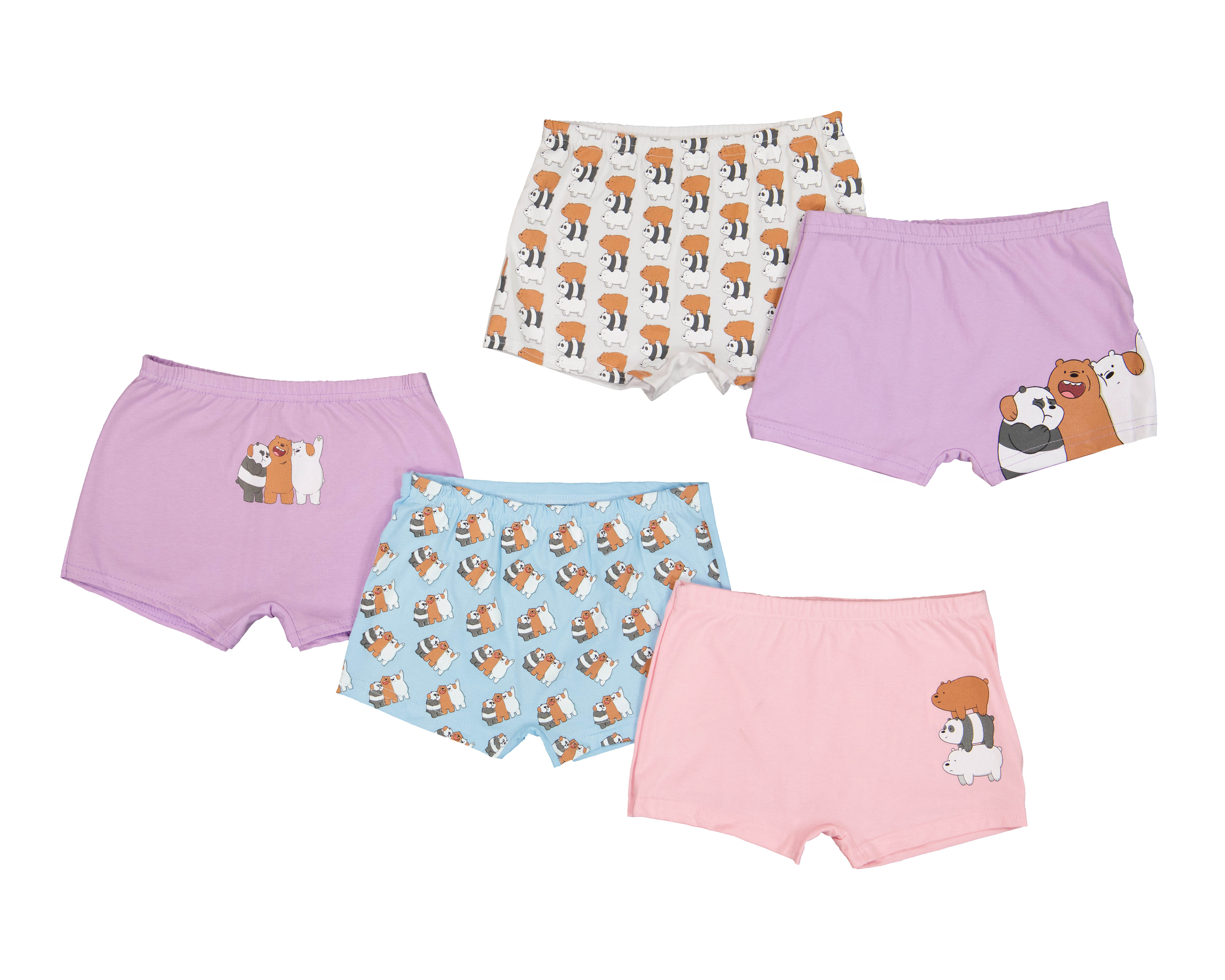 Foto 1 | Foto 1 | Bóxer We Bare Bears para Niña 5 Piezas