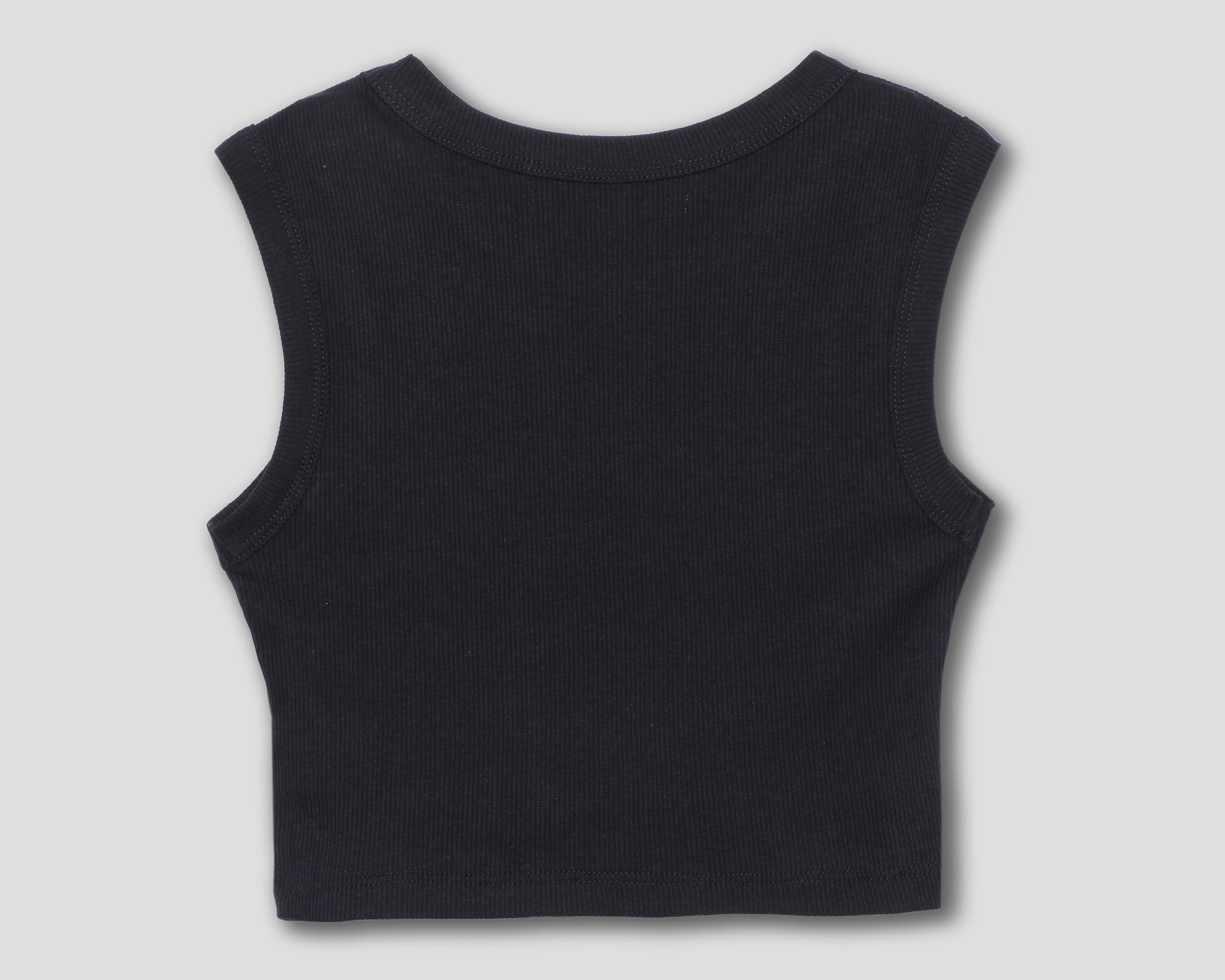 Foto 2 | Foto 2 | Playera Cuello Redondo Negra Refill para Niña