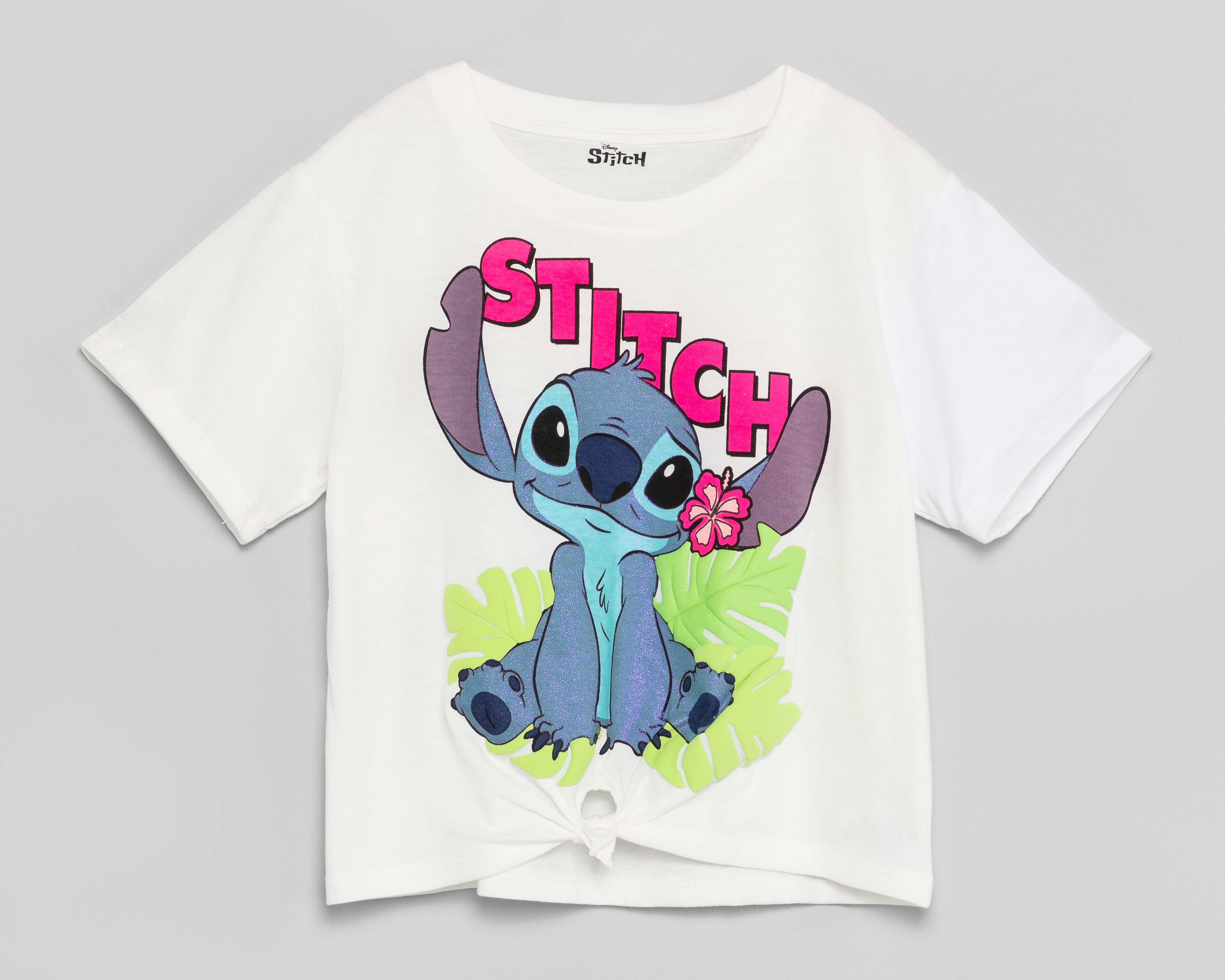 Foto 2 pulgar | Foto 1 | Playera Disney Manga Corta Estampada para Niña