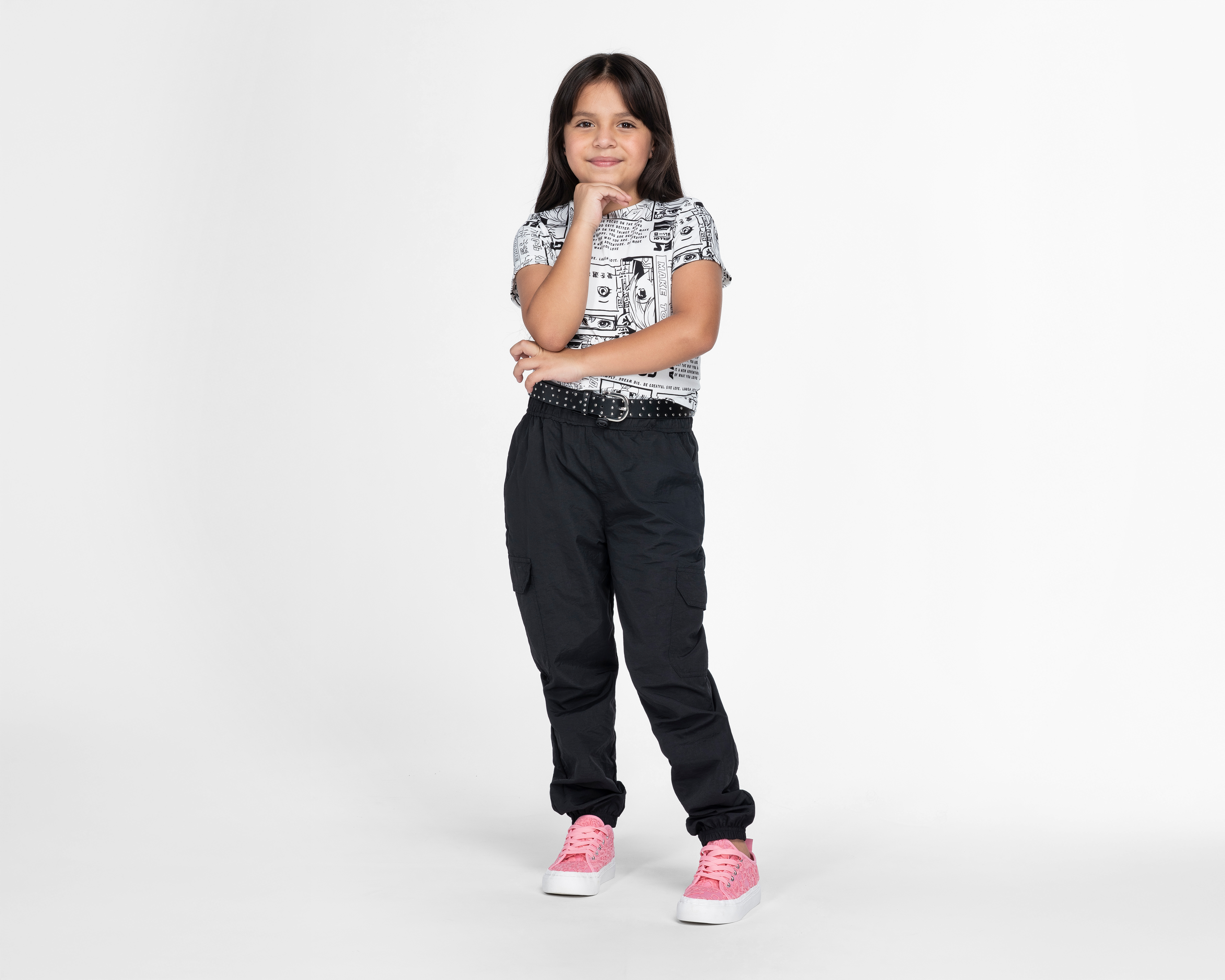 Foto 3 pulgar | Foto 2 | Playera Girls Attitude Manga Corta Estampada para Niña